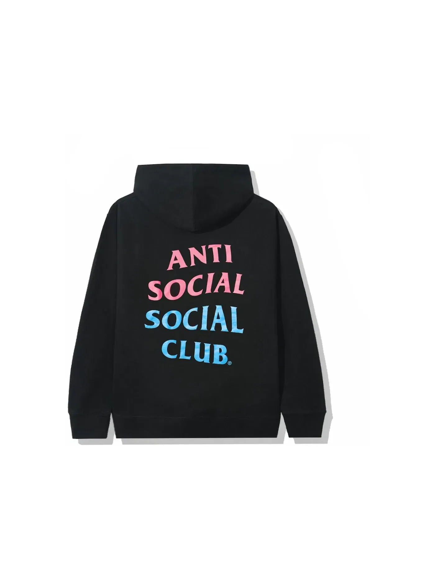 Мужская худи с принтом Anti Social Social Club — изображение 2 из 2, черный