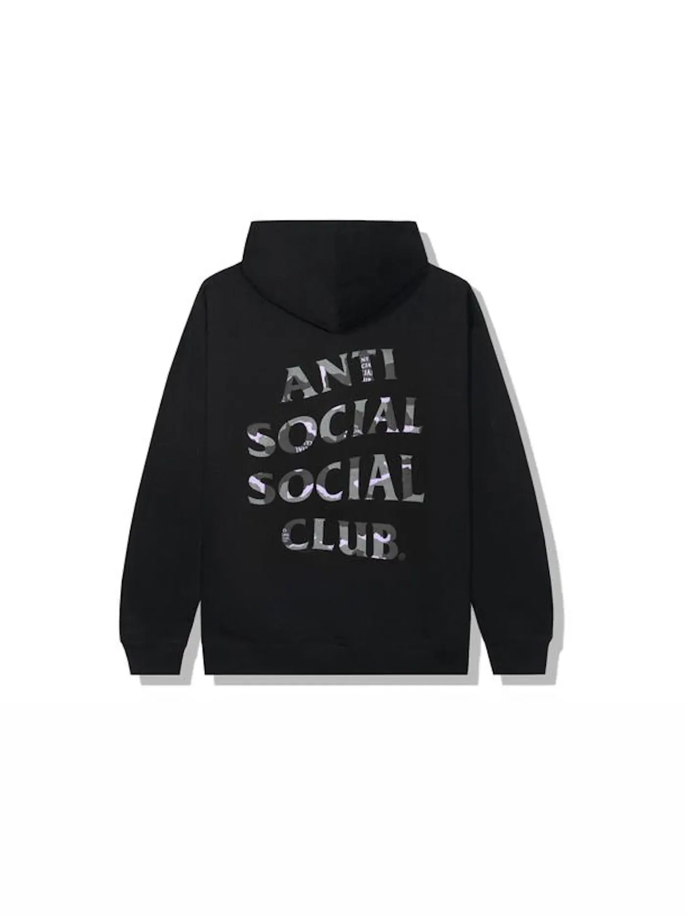 Мужской худи с принтом Anti Social Social Club — изображение 1 из 2, черный