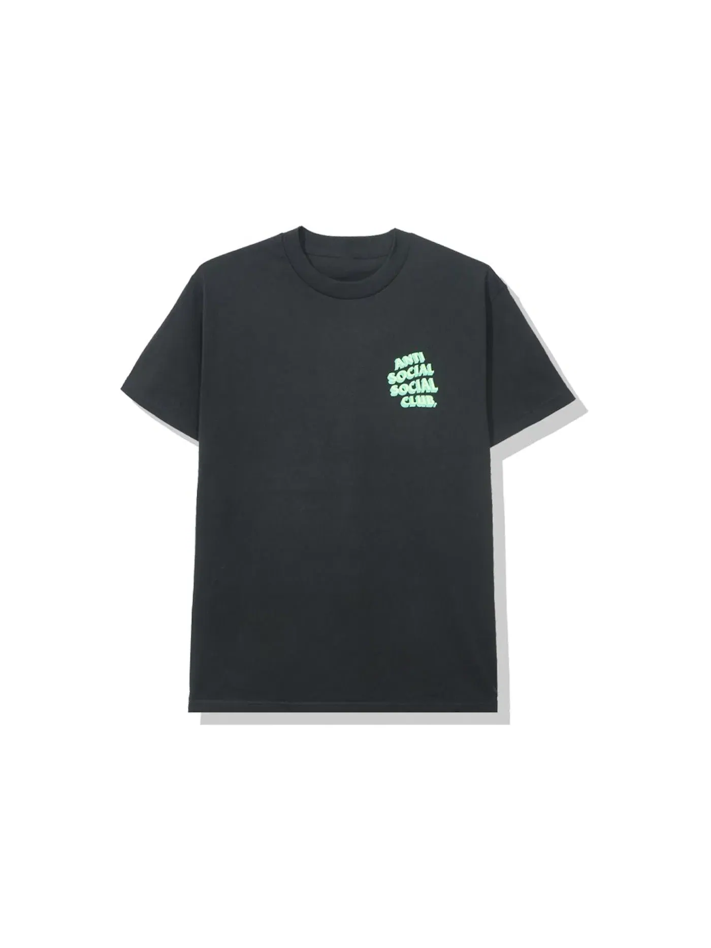 Мужская футболка с принтом Anti Social Social Club Tee — изображение 2 из 2, черный