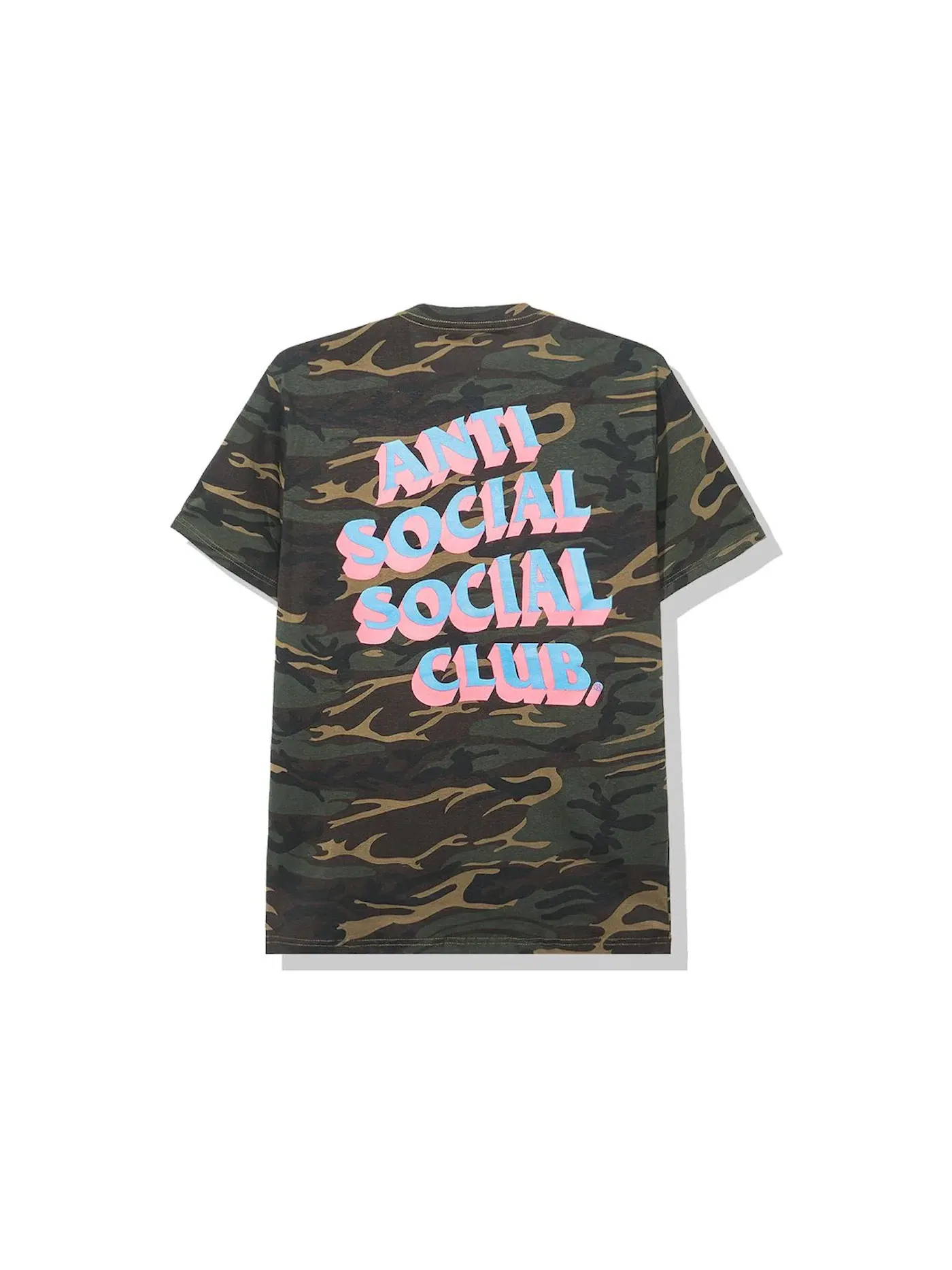 Мужская футболка с принтом Anti Social Social Club Tee — изображение 1 из 2, камуфляж