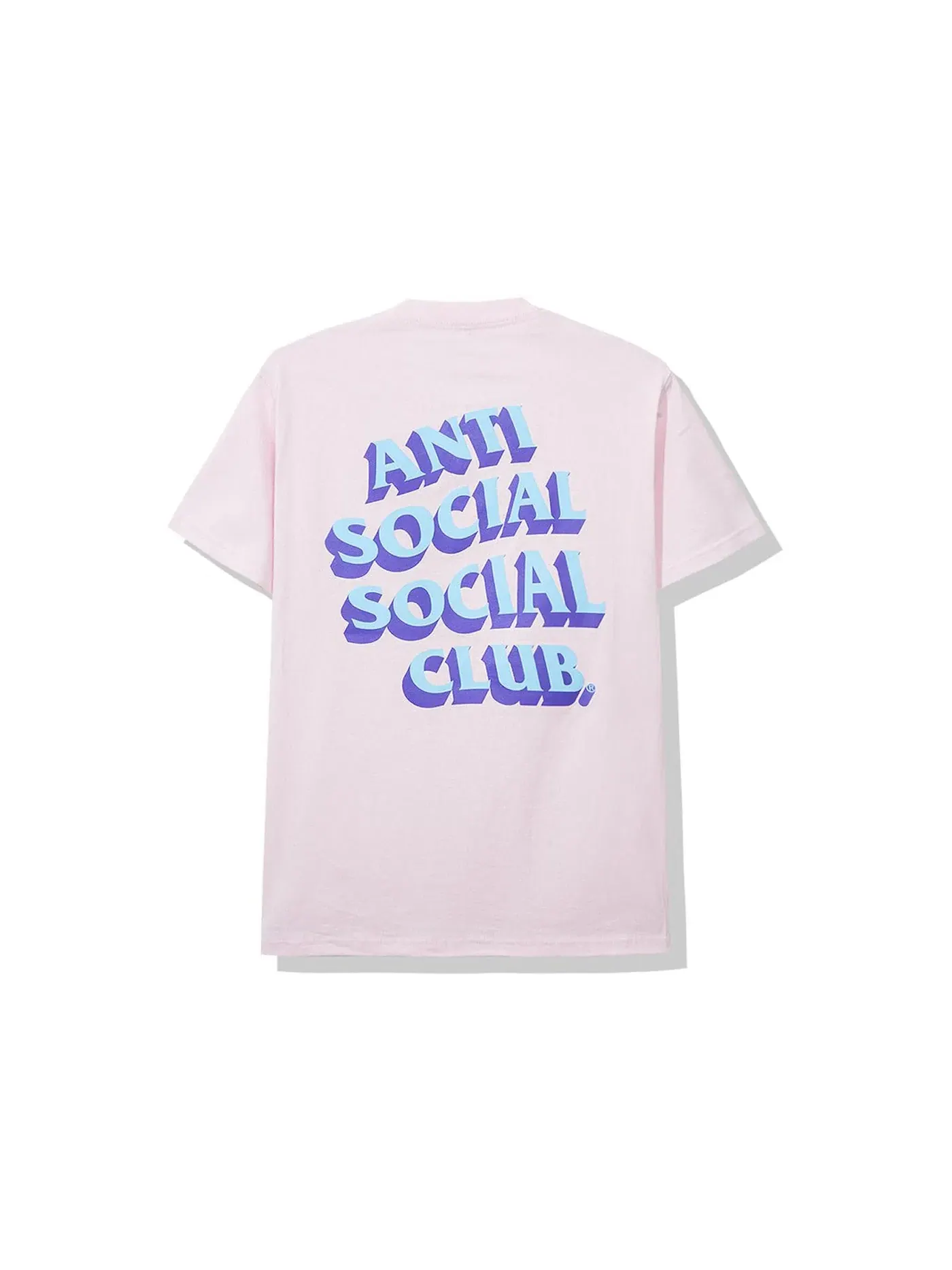 Мужская футболка с принтом Anti Social Social Club Tee — изображение 1 из 2, розовый