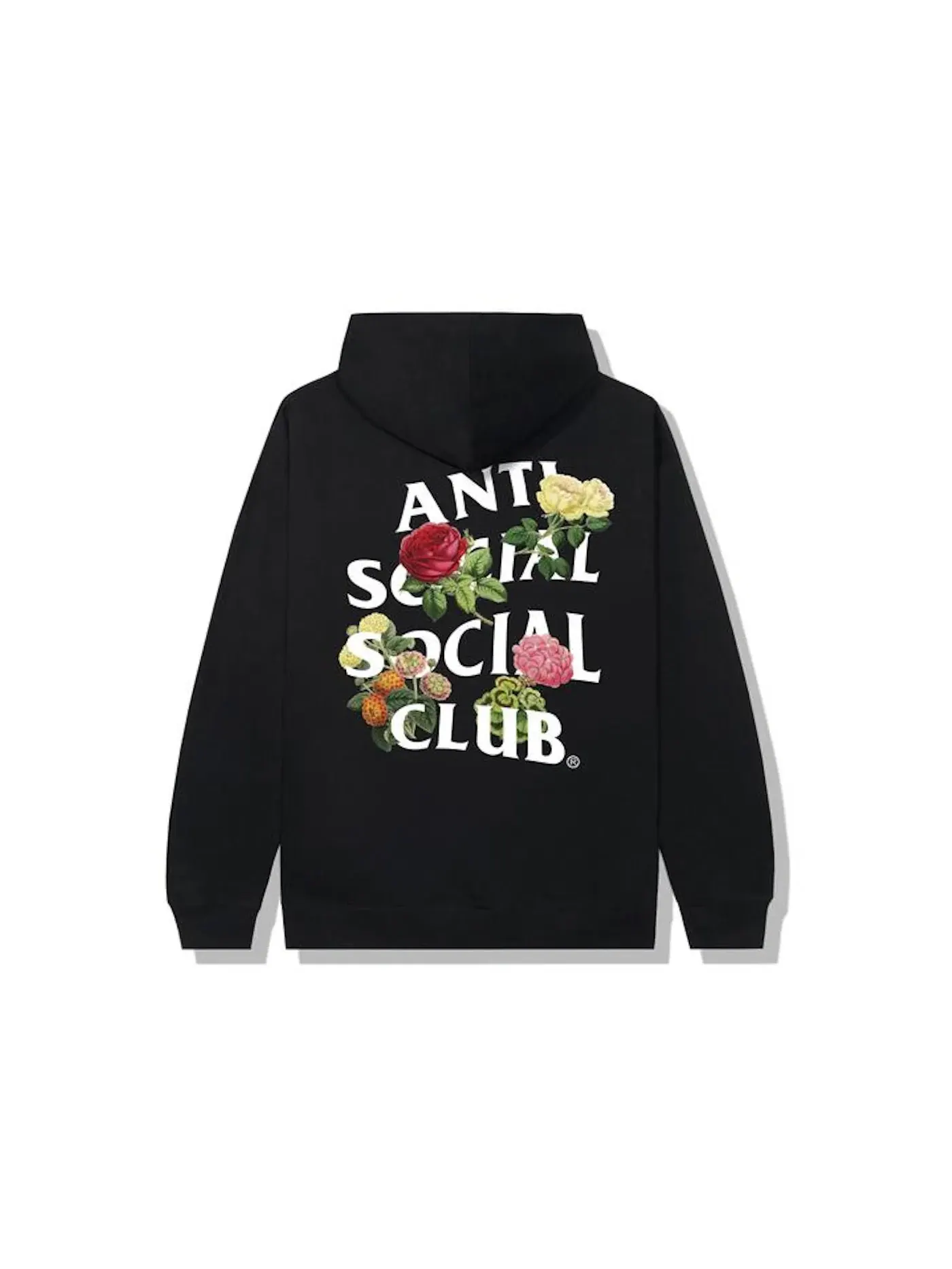 Мужская худи с принтом Hoodie Anti Social Social Club — изображение 1 из 2, черный
