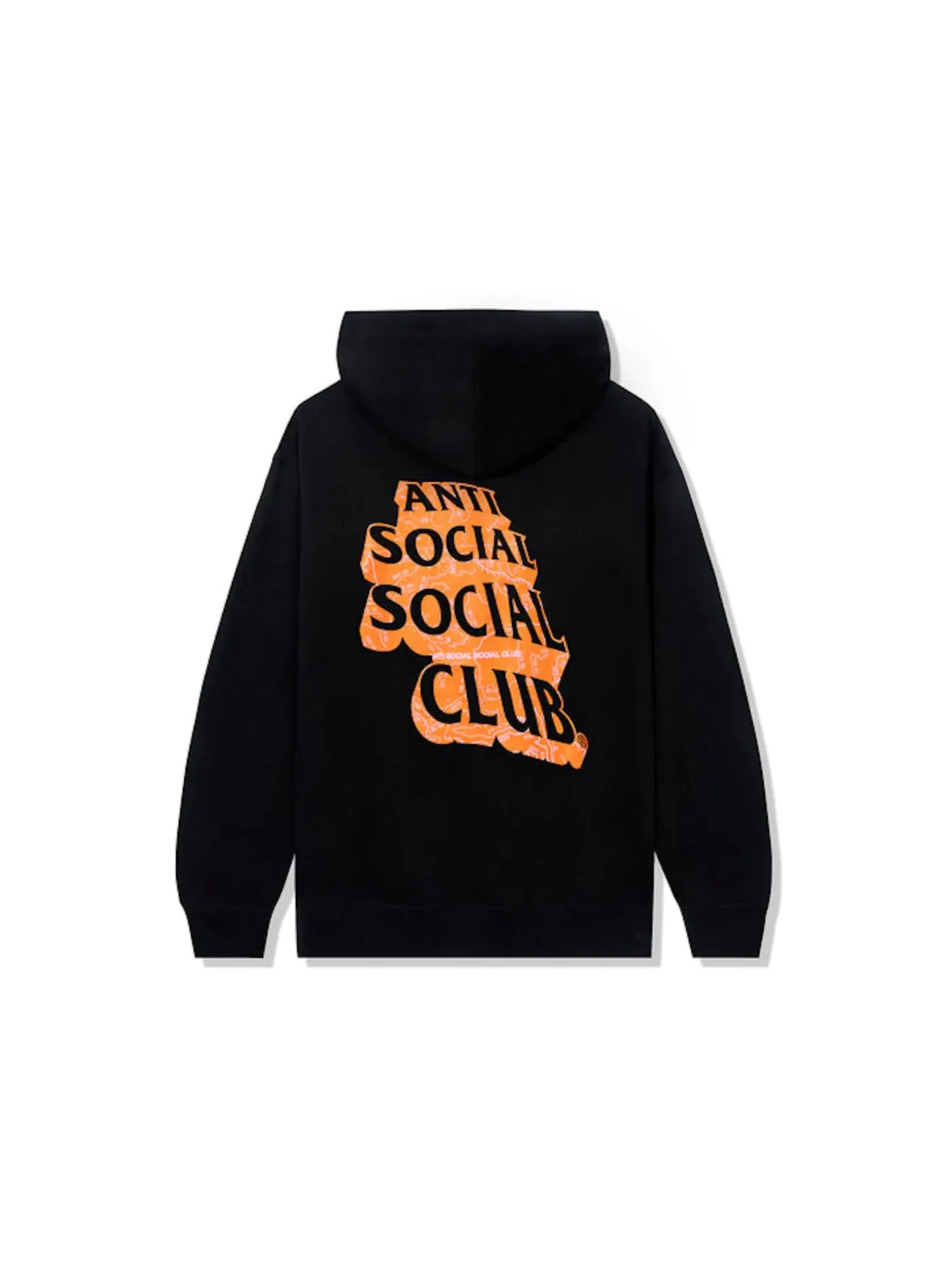 Мужской худи с принтом Quest For Love Anti Social Social Club — изображение 1 из 2, черный