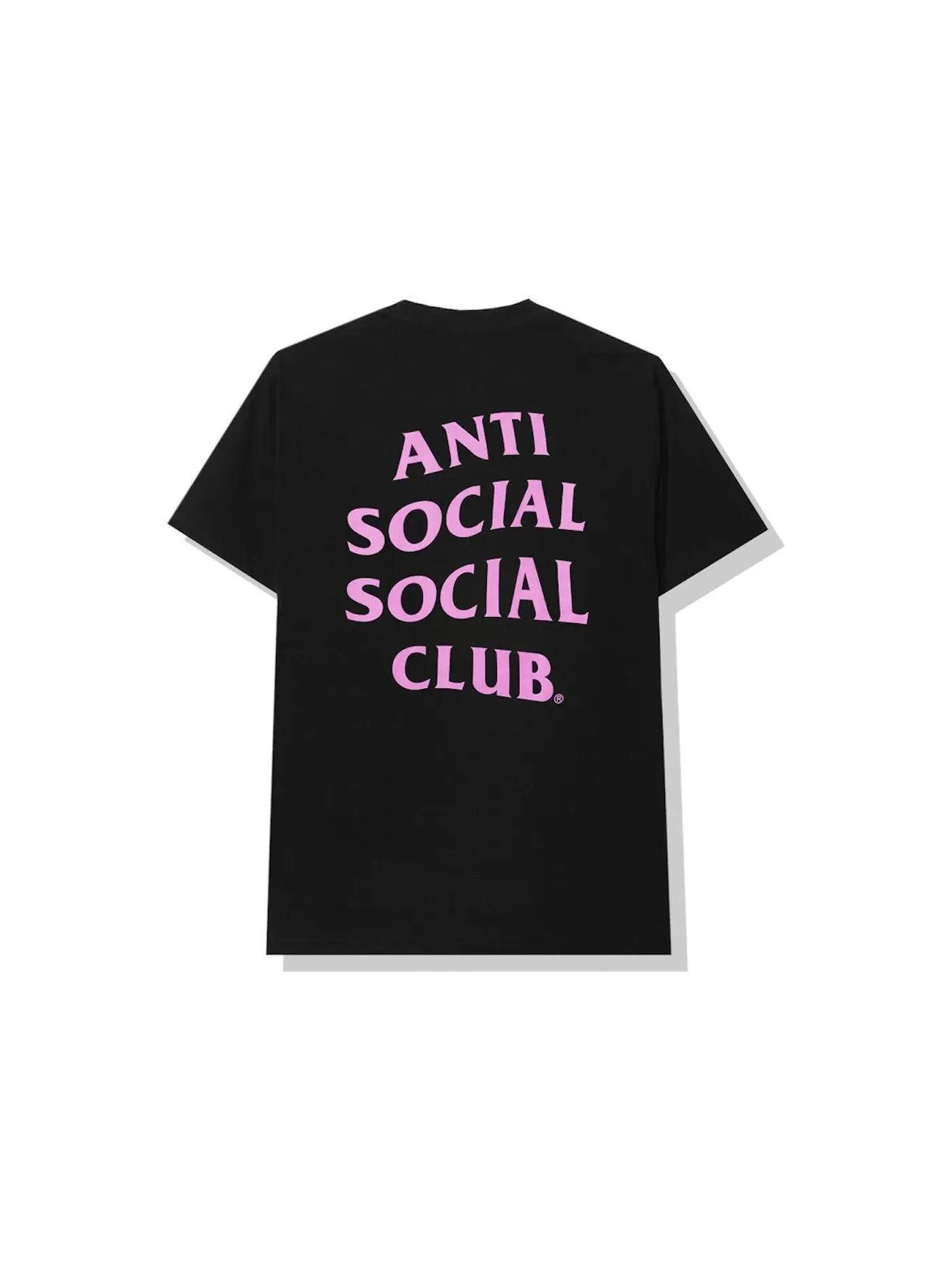 Мужская футболка с принтом Anti Social Social Club Tee — изображение 2 из 2, черный
