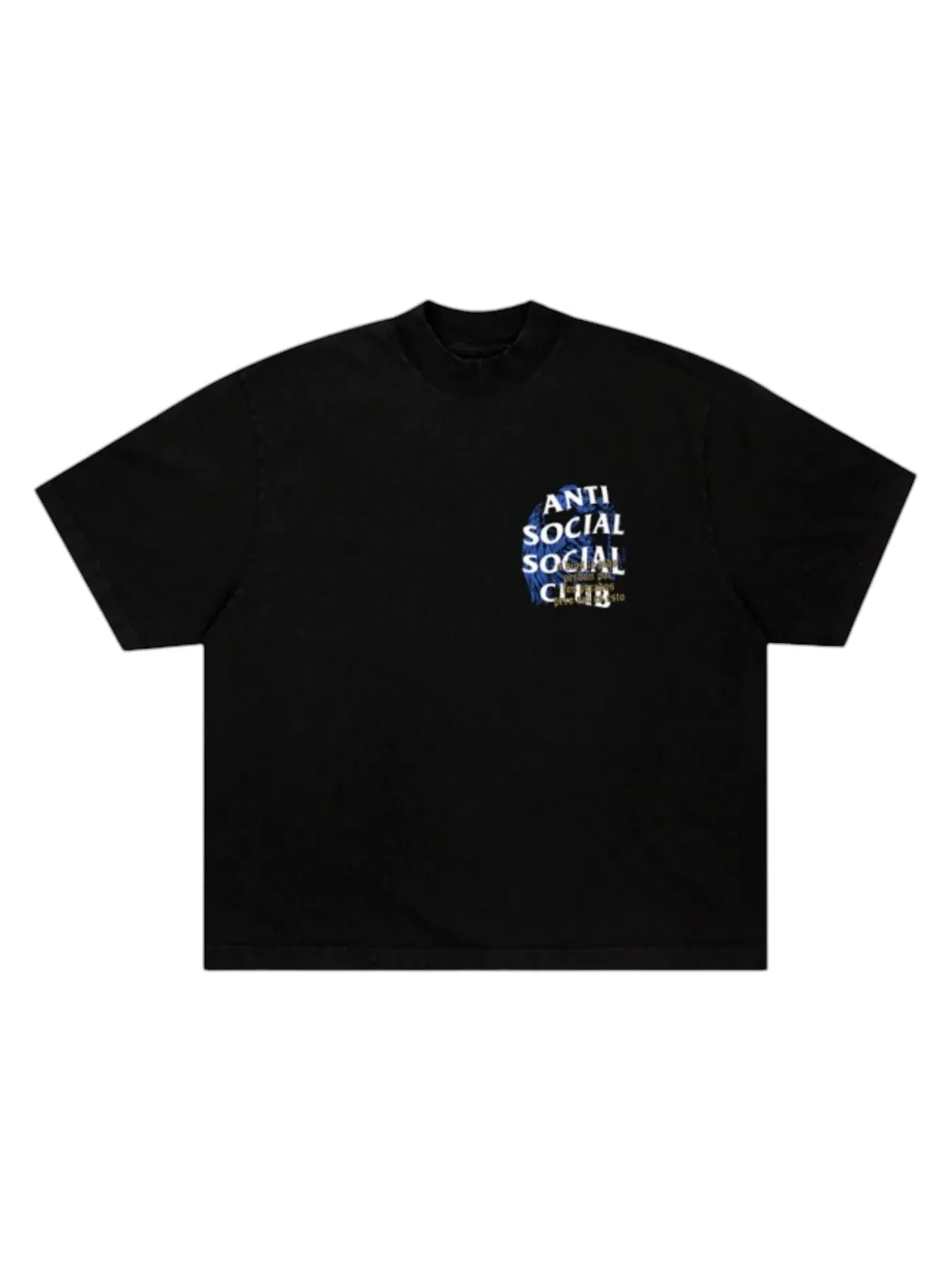 Мужская футболка с принтом Sadboyz El Azul Tee Anti Social Social Club — изображение 1 из 1, черный