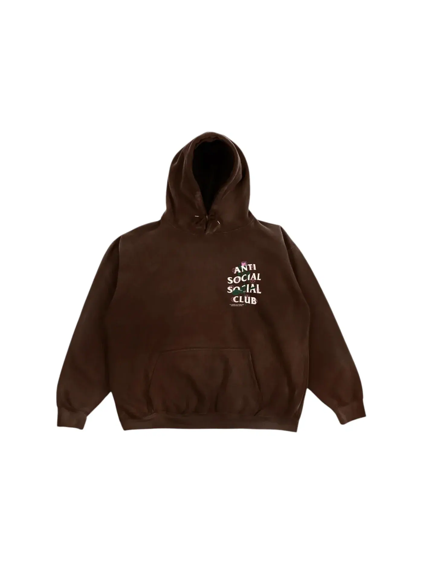 Мужская худи Sadboyz Fin De Semana Anti Social Social Club — изображение 1 из 1, коричневый