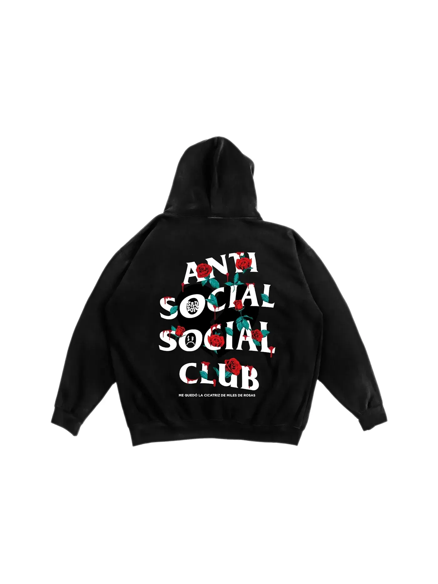 Мужской худи Sadboyz Miles De Rosas Anti Social Social Club — изображение 1 из 2, черный