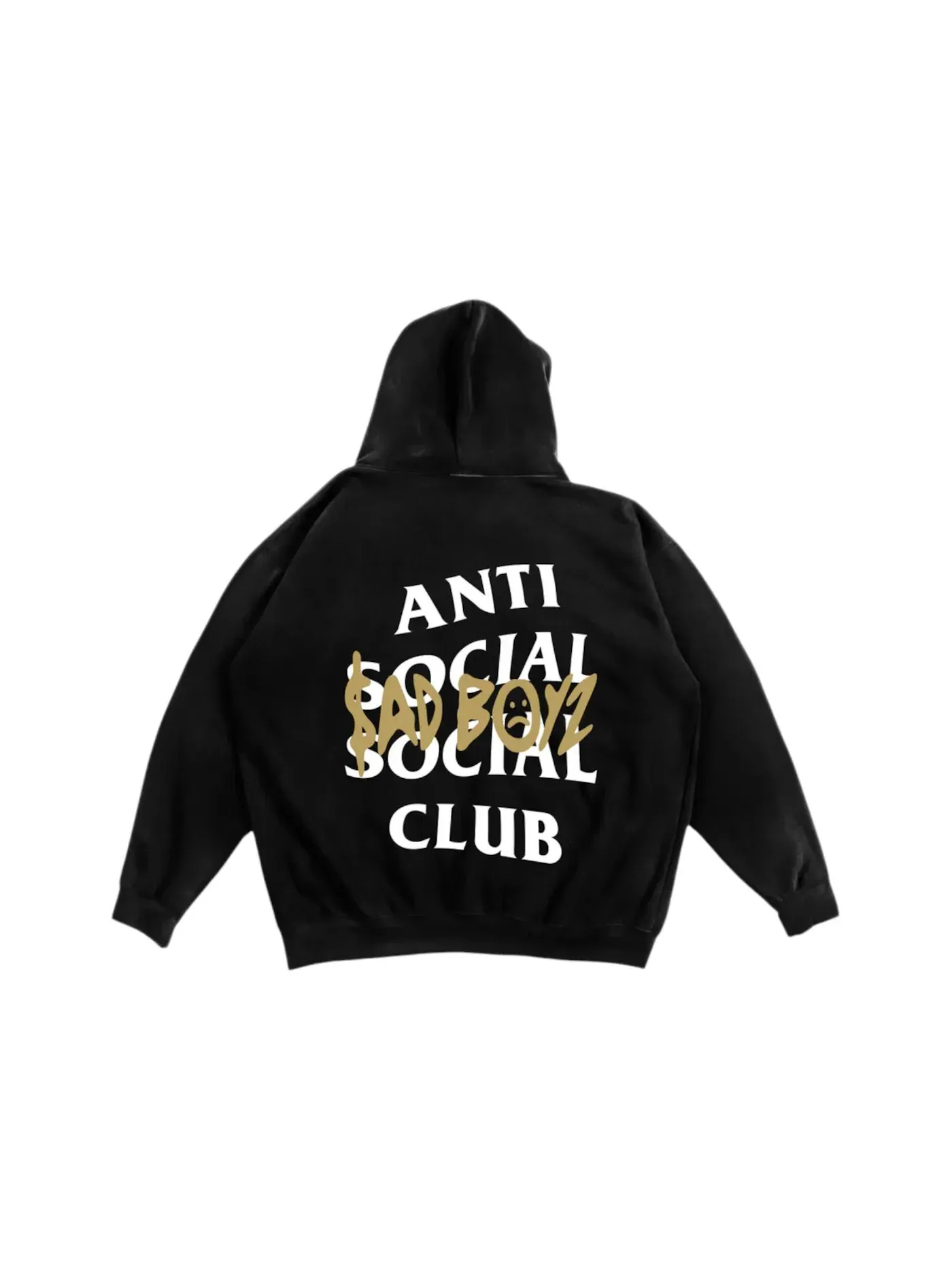Мужская худи Sadboyz Sad And Anti Social Anti Social Social Club — изображение 1 из 2, черный
