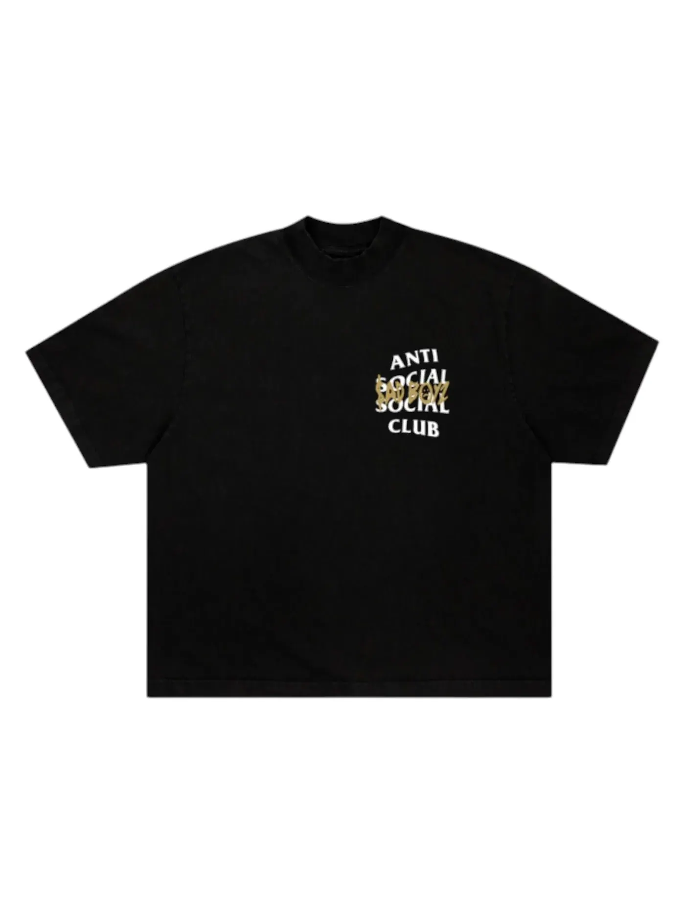 Мужская футболка с принтом Sadboyz Sad Boyz Tee Anti Social Social Club — изображение 2 из 2, черный