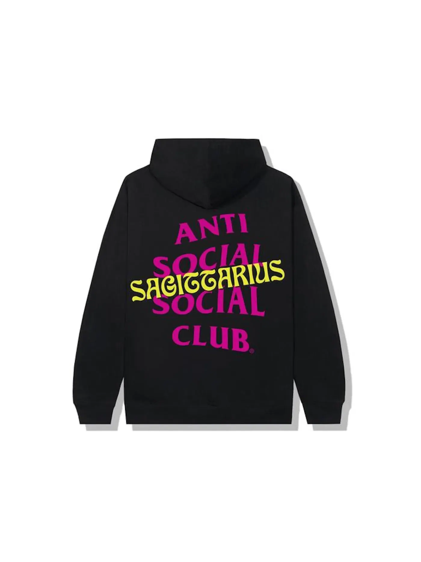 Мужской худи с принтом Anti Social Social Club Hoodie — изображение 1 из 2, черный