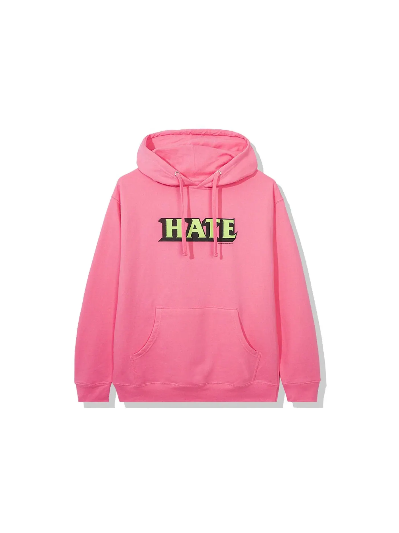 Мужской худи с принтом Samsies Hoodie Anti Social Social Club — изображение 2 из 2, розовый