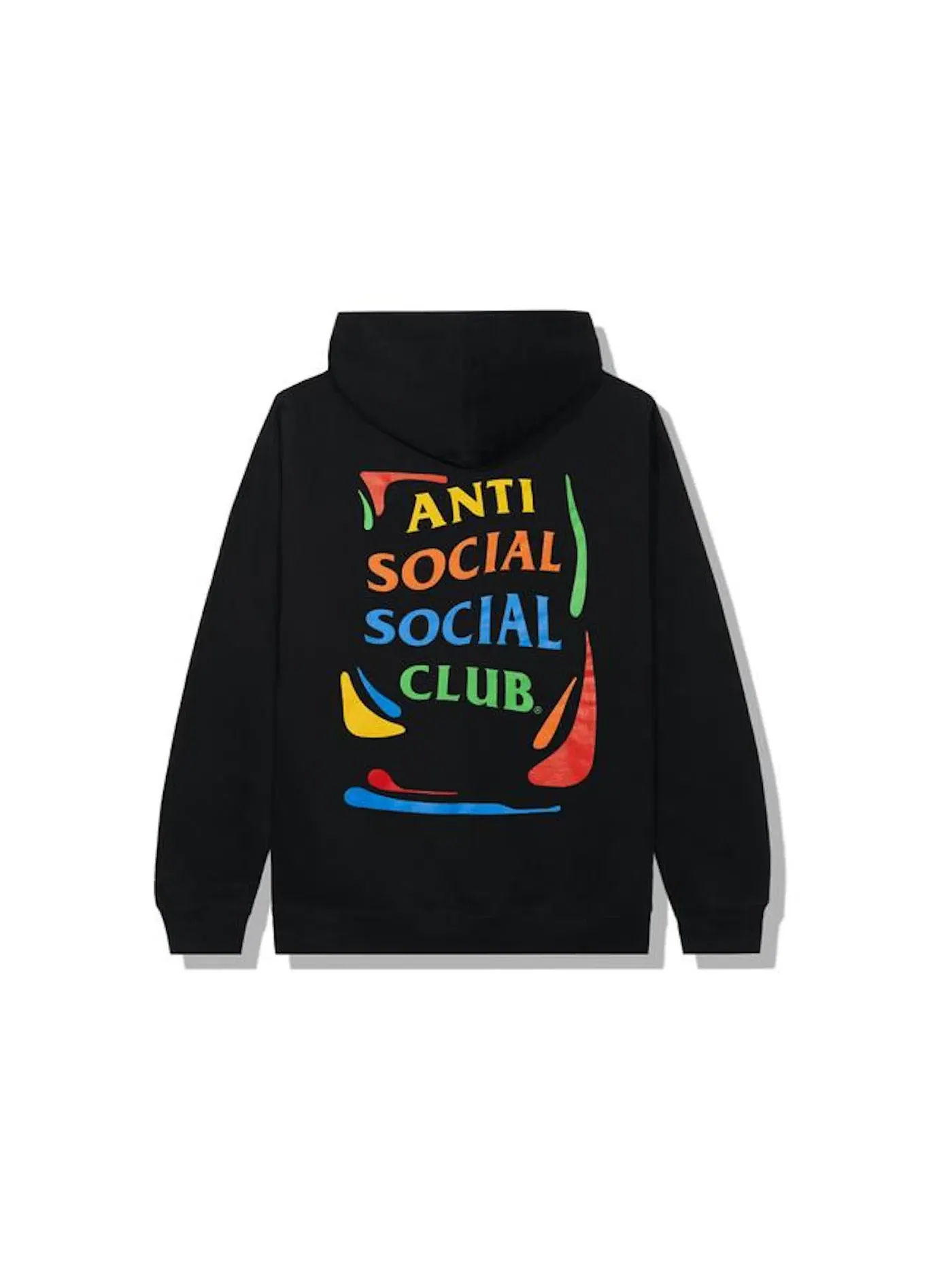 Мужская худи с принтом Anti Social Social Club Hoodie — изображение 1 из 2, черный