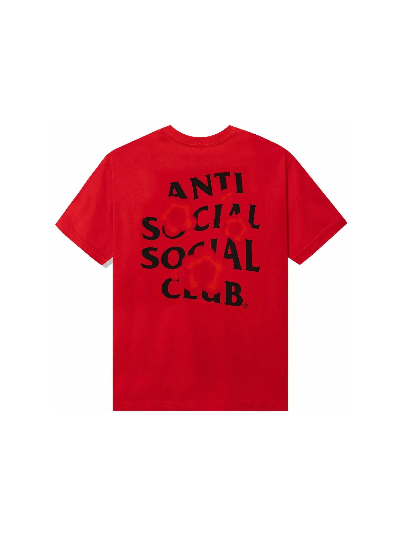 Мужская футболка с принтом Tee Anti Social Social Club — изображение 1 из 1, красный