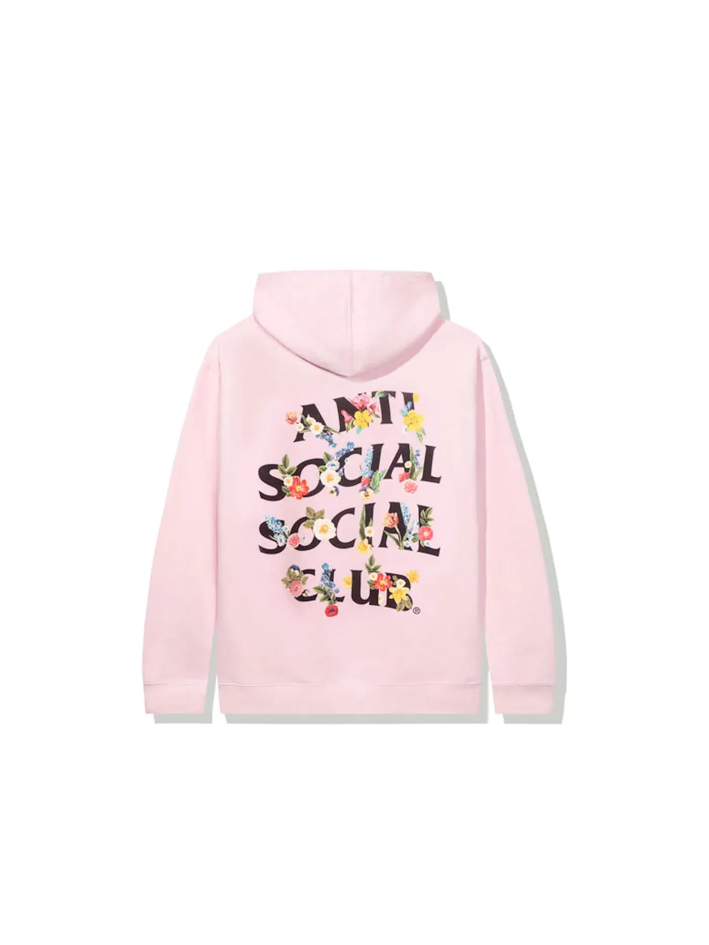 Мужская худи с принтом Self Conclusion Anti Social Social Club — изображение 1 из 2, розовый
