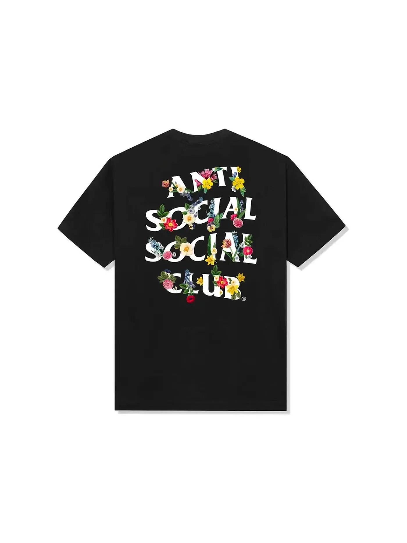 Мужская футболка с принтом Anti Social Social Club Self Conclusion Tee — изображение 2 из 2, темно-серый