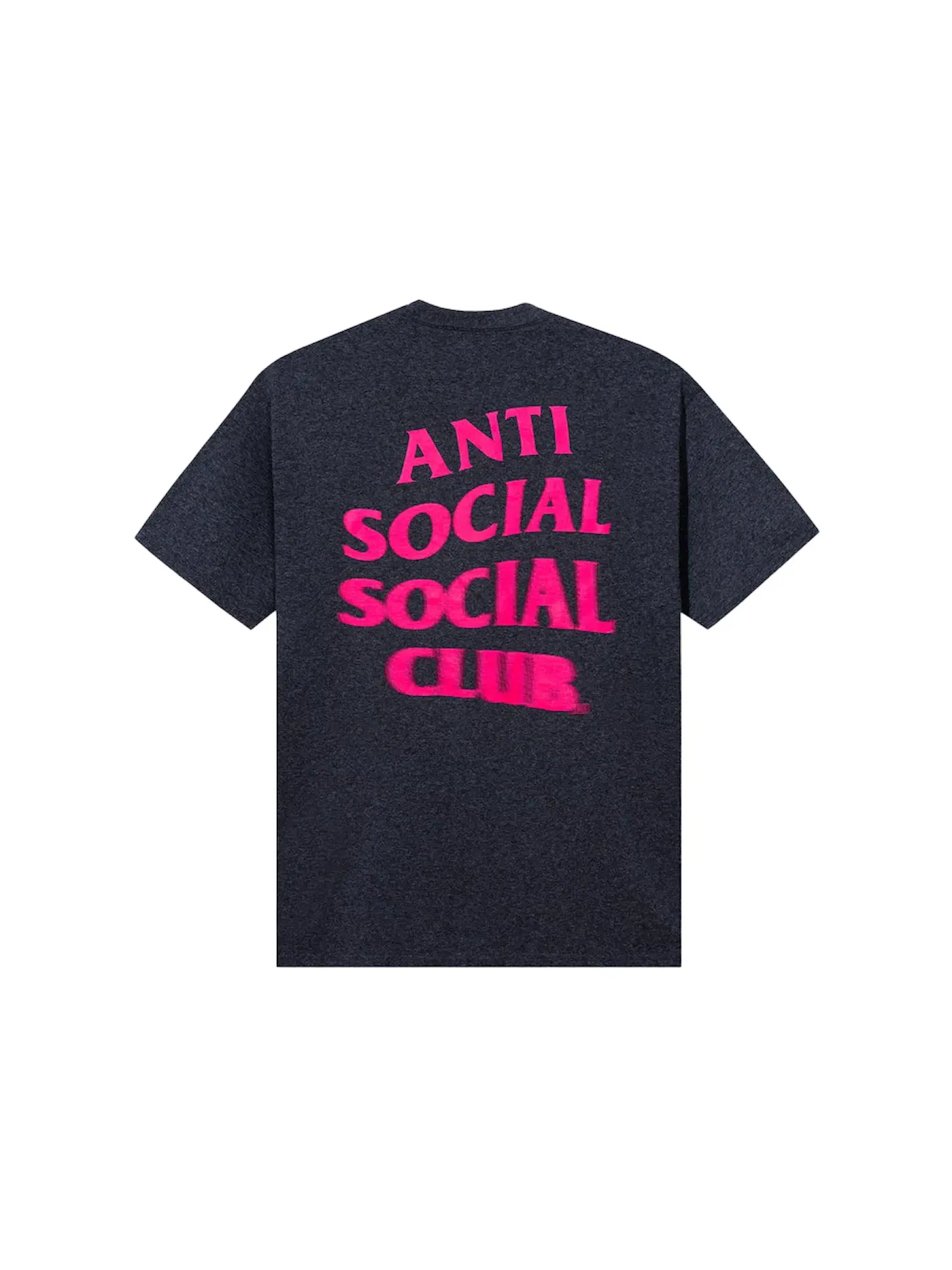 Мужская футболка с принтом Anti Social Social Club Tee — изображение 2 из 2, серый