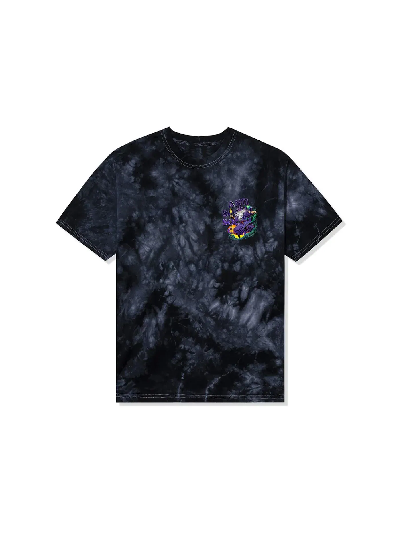 Мужская футболка с принтом Tee Anti Social Social Club, Tie Die — изображение 2 из 2