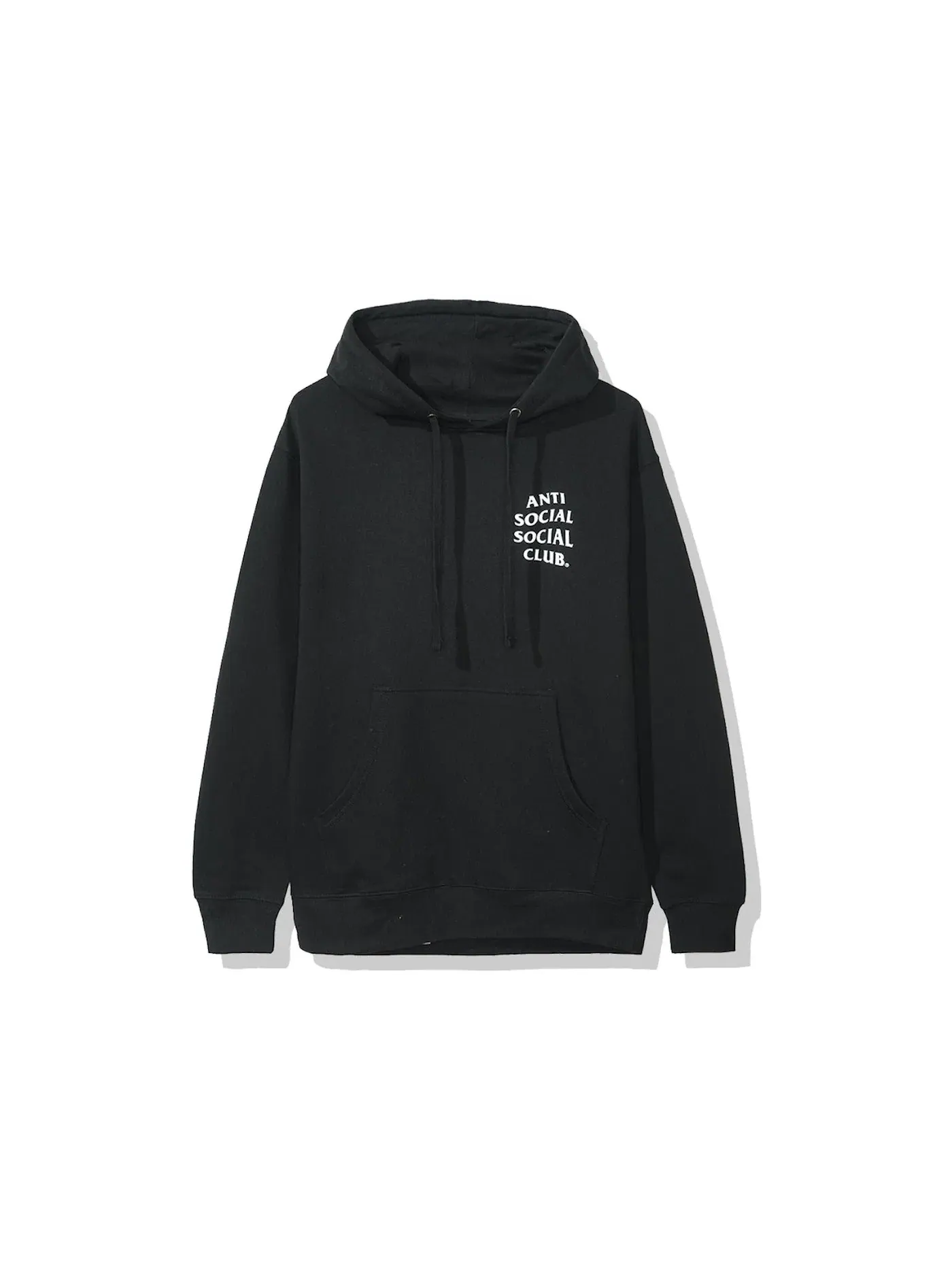 Мужской худи с принтом Anti Social Social Club Hoodie (FW19) — изображение 2 из 2, черный