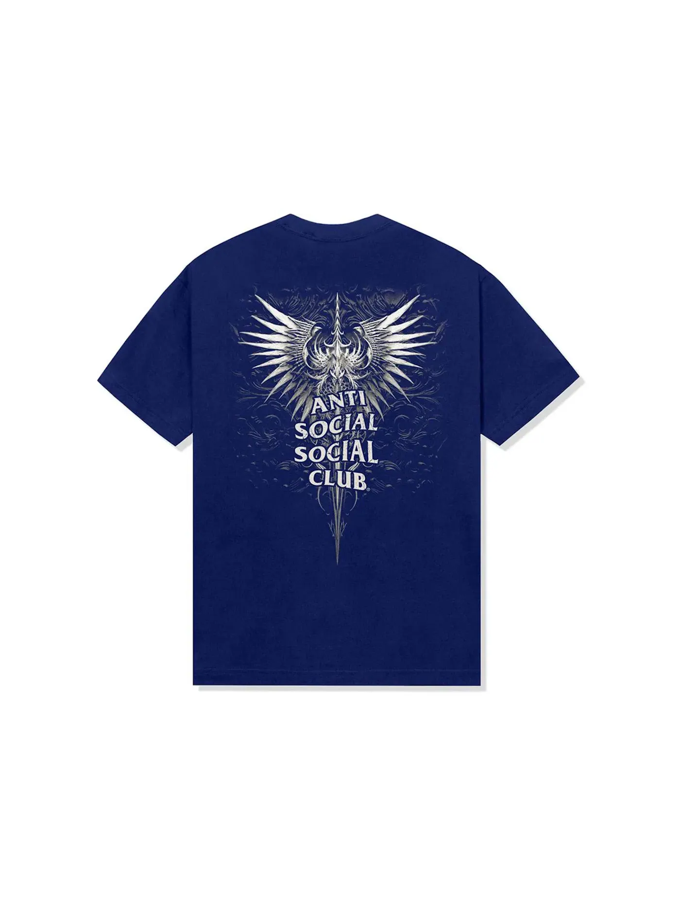 Мужская футболка с принтом Solace Tee Anti Social Social Club — изображение 1 из 2, синий