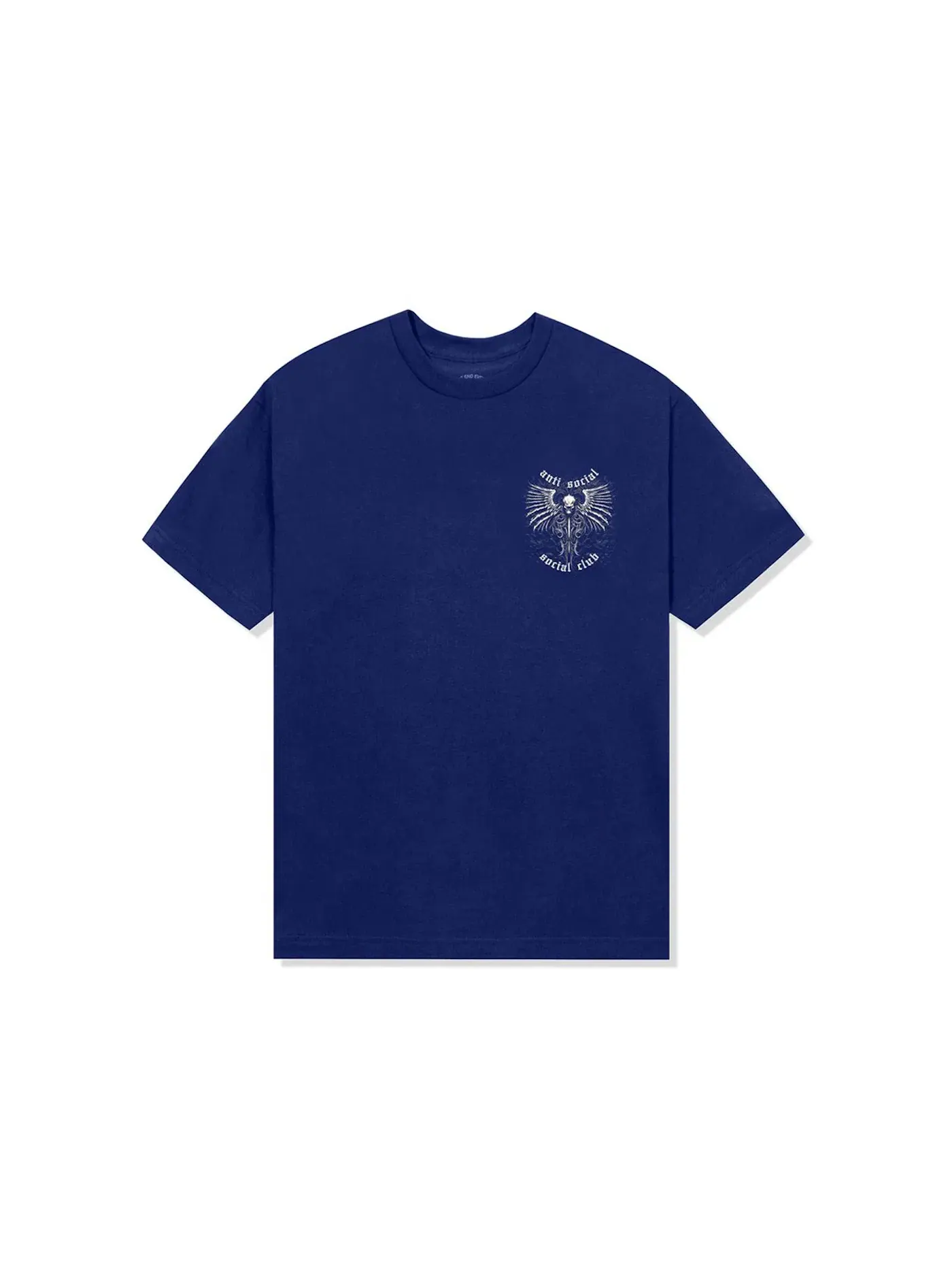 Мужская футболка с принтом Solace Tee Anti Social Social Club — изображение 2 из 2, синий