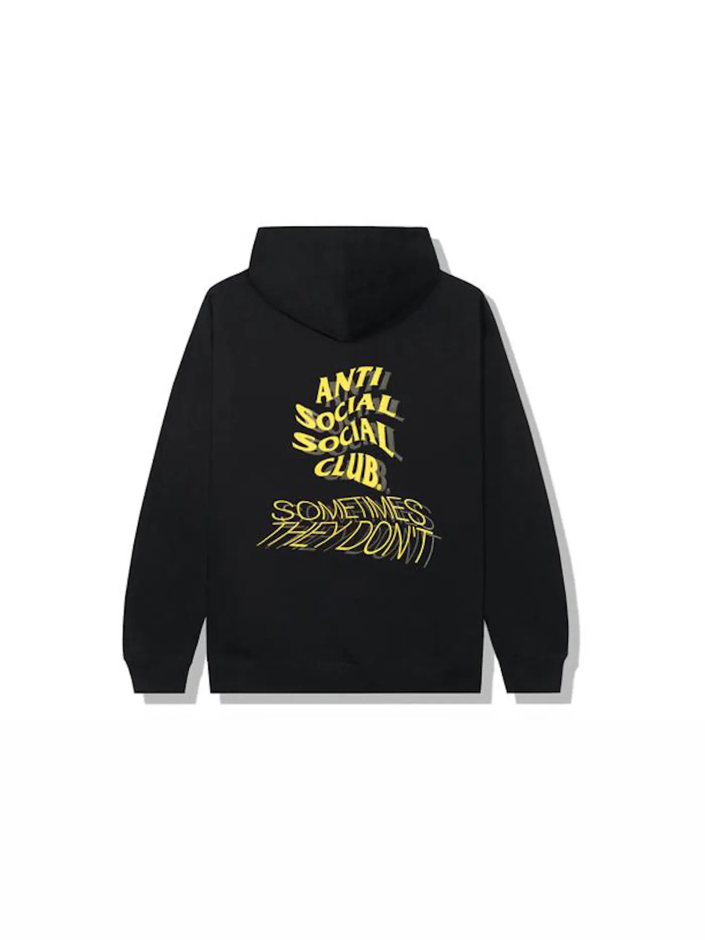 Мужская худи с принтом Anti Social Social Club — изображение 1 из 2, черный
