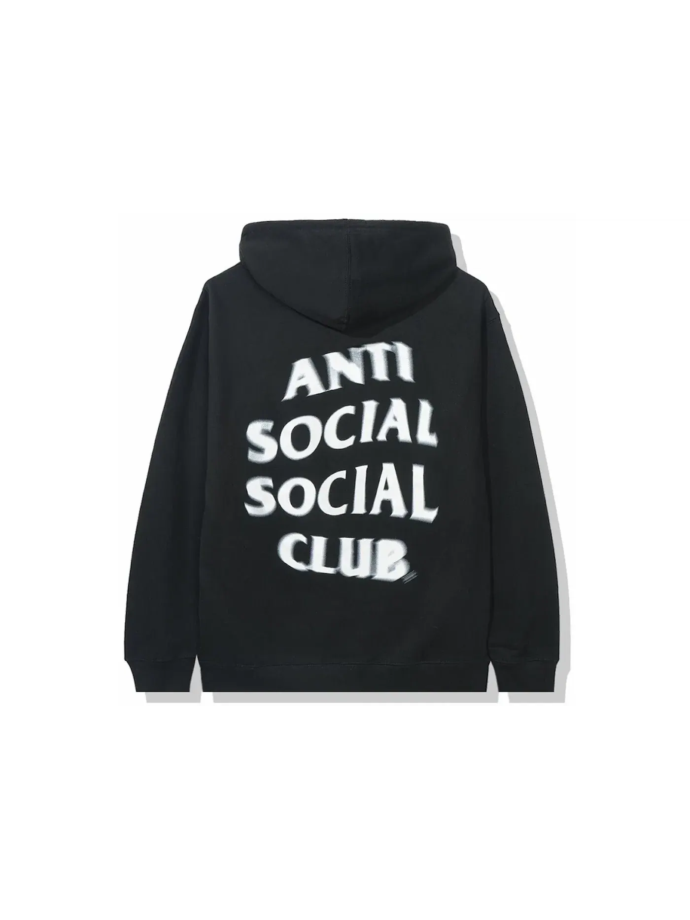 Мужской худи с принтом Spiral Anti Social Social Club — изображение 1 из 2, черный