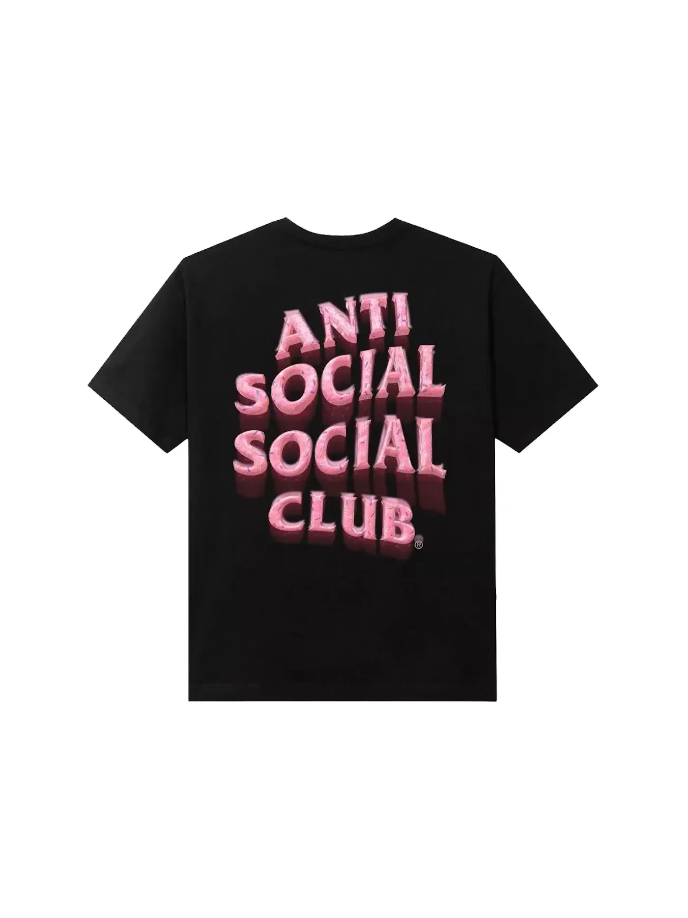 Мужская футболка с принтом Anti Social Social Club Sprinkling Tears T-shirt — изображение 1 из 2, черный
