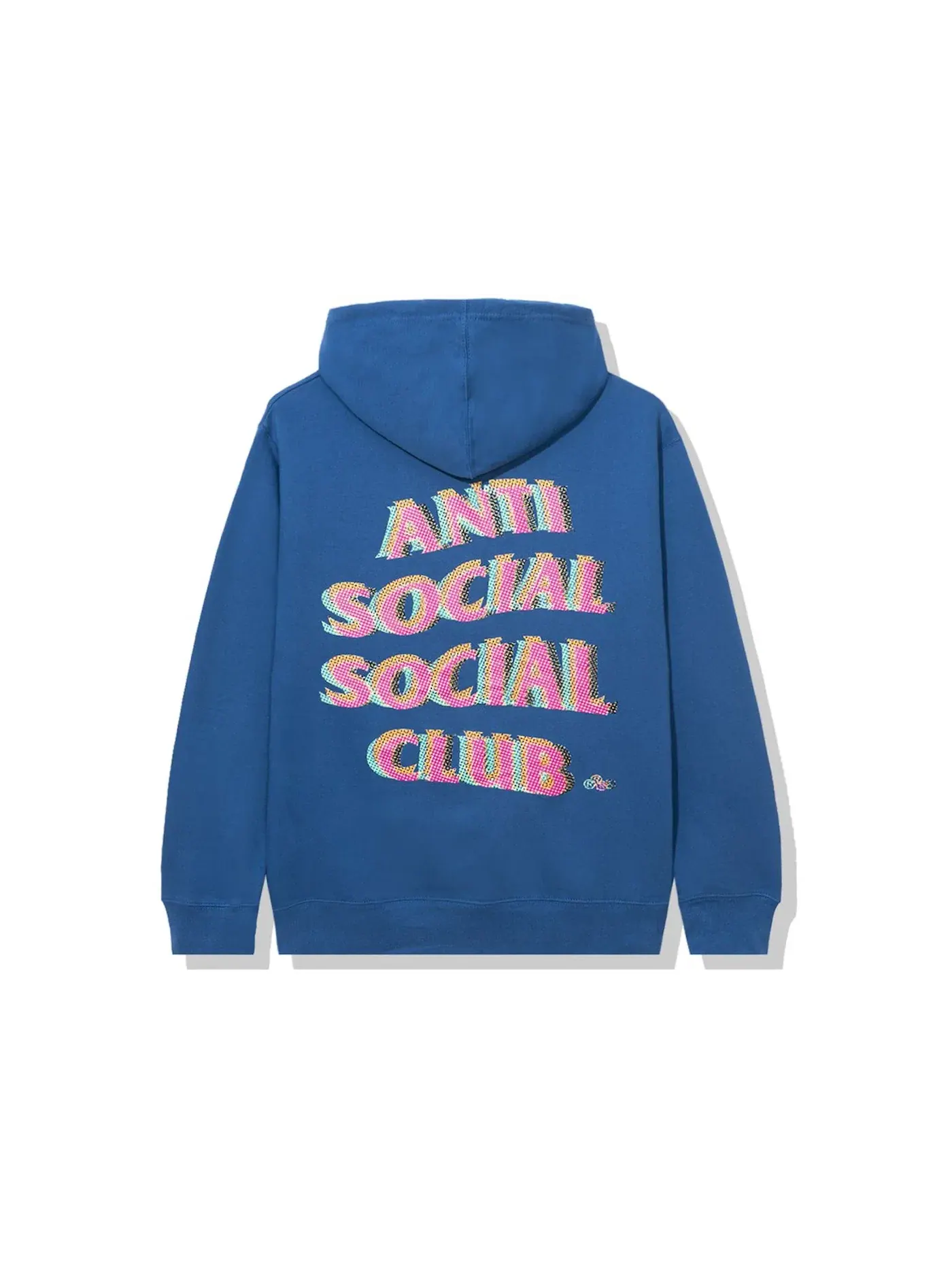 Мужской худи с принтом Stir Crazy Anti Social Social Club — изображение 1 из 2, синий