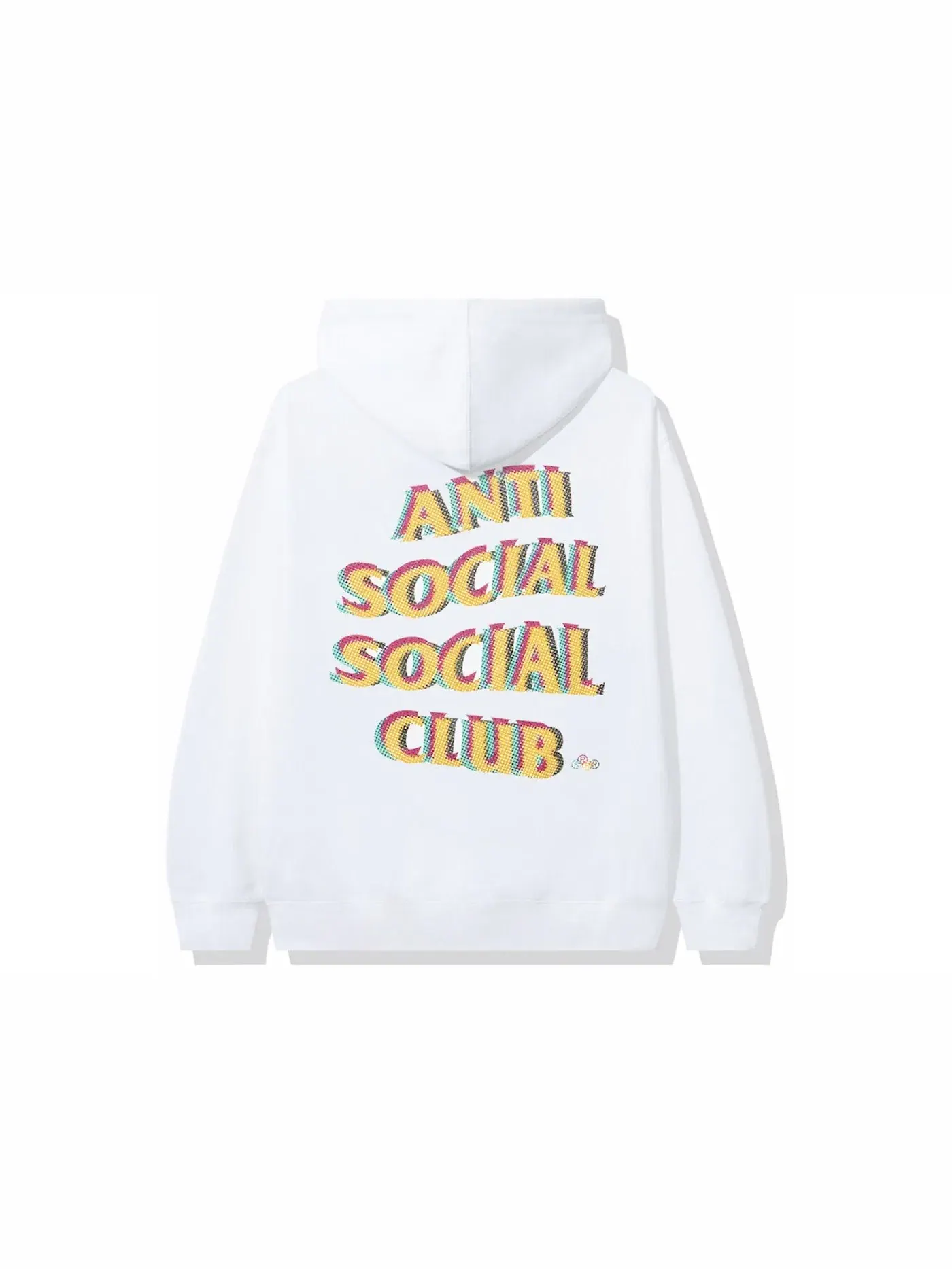 Мужской худи с принтом Stir Crazy Anti Social Social Club — изображение 1 из 2, белый