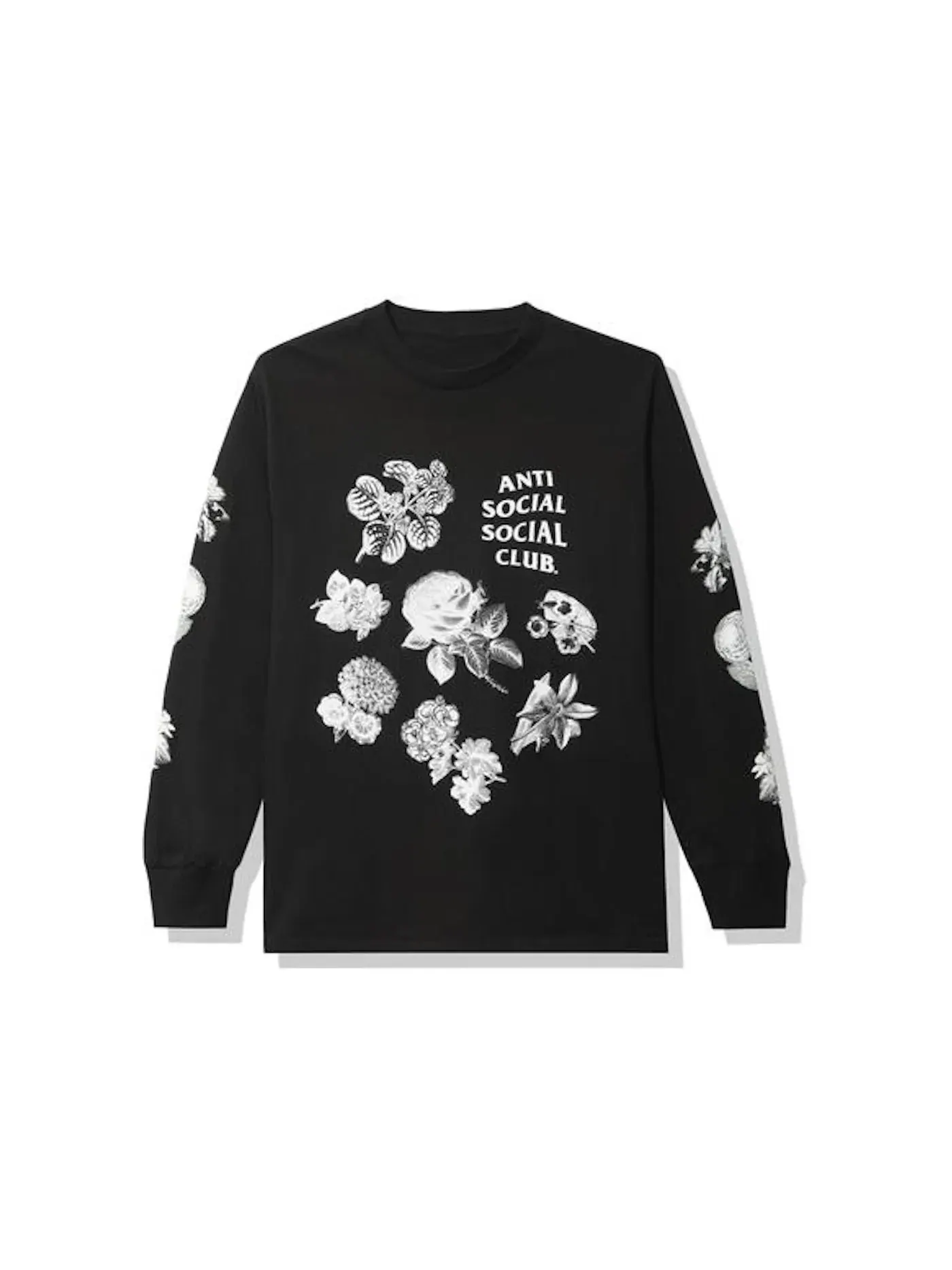 Мужская футболка с длинным рукавом Longsleeve Tee Anti Social Social Club — изображение 1 из 2, черный
