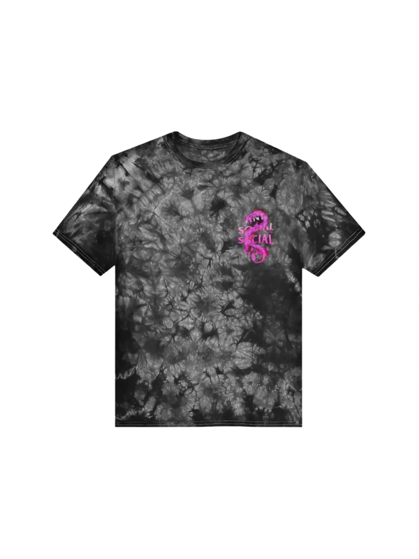 Мужская футболка с принтом Anti Social Social Club Summer In Minsk T-shirt — изображение 2 из 2, черный