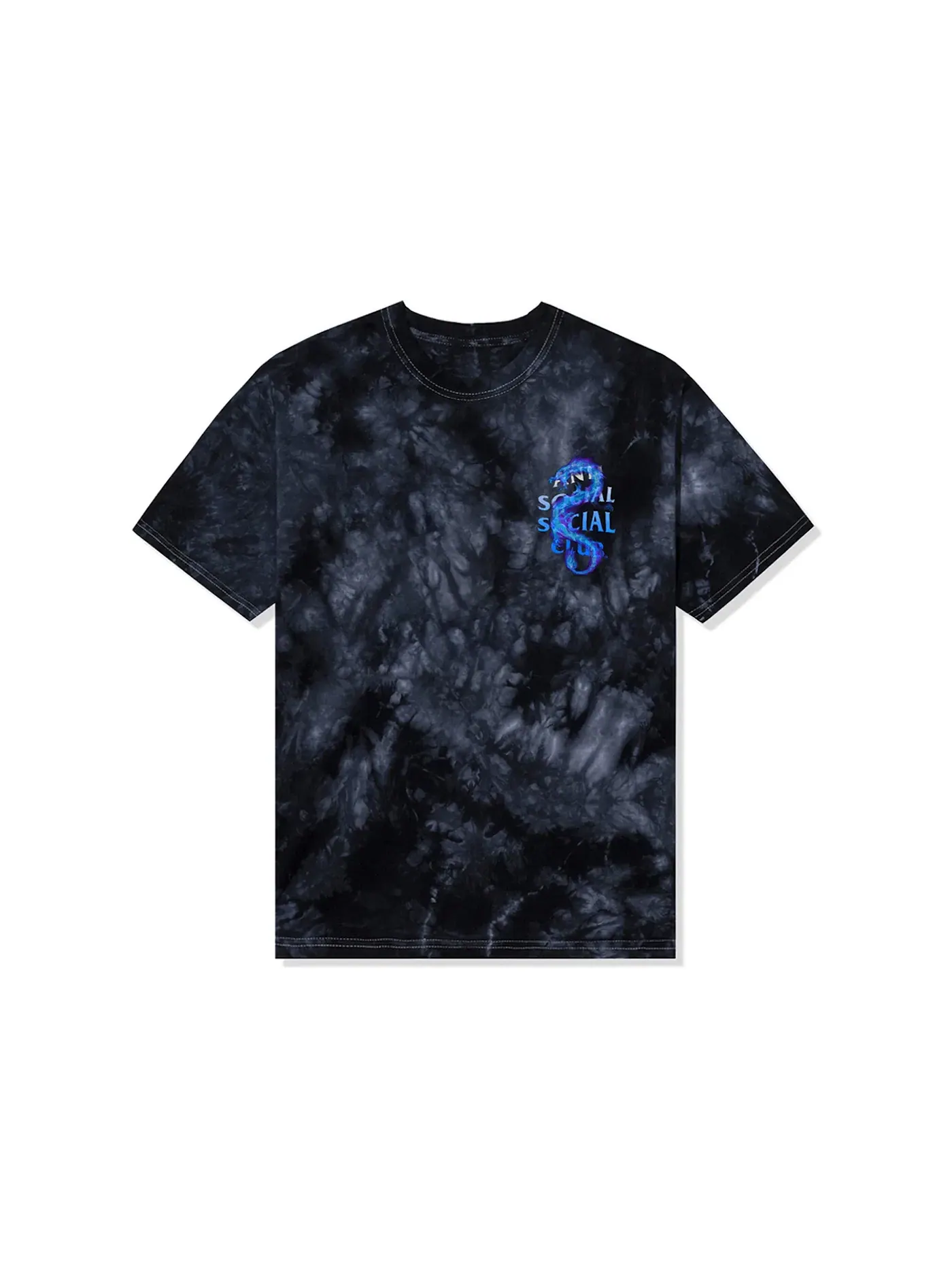 Мужская футболка с принтом Summer In The Mink Tee Anti Social Social Club — изображение 1 из 2, мульти