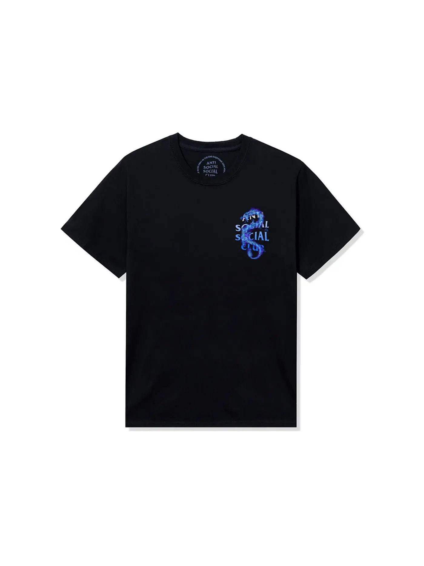 Мужская футболка с принтом Anti Social Social Club Tee — изображение 1 из 2, черный
