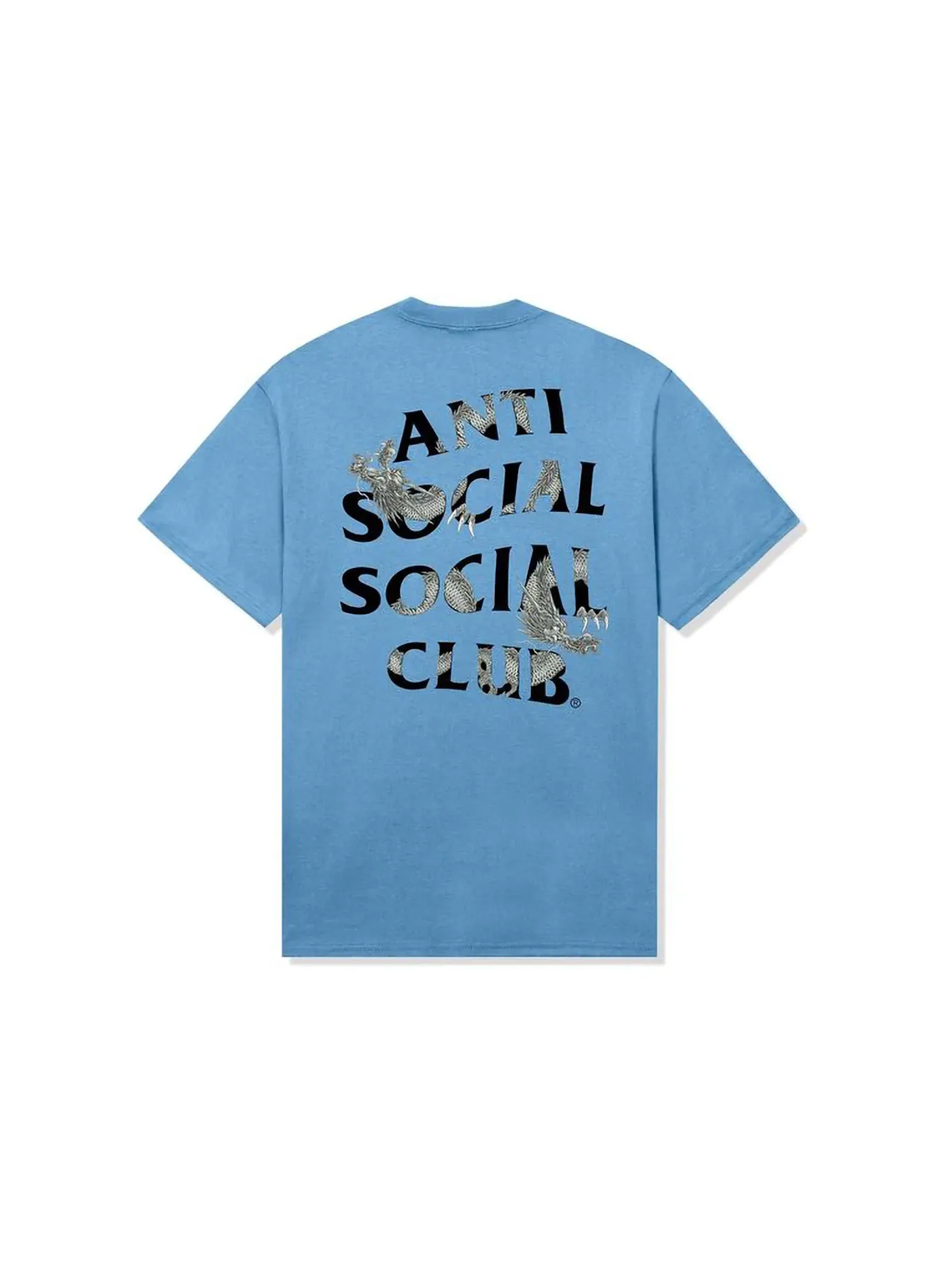 Мужская футболка с принтом Tee Anti Social Social Club — изображение 1 из 2, синий