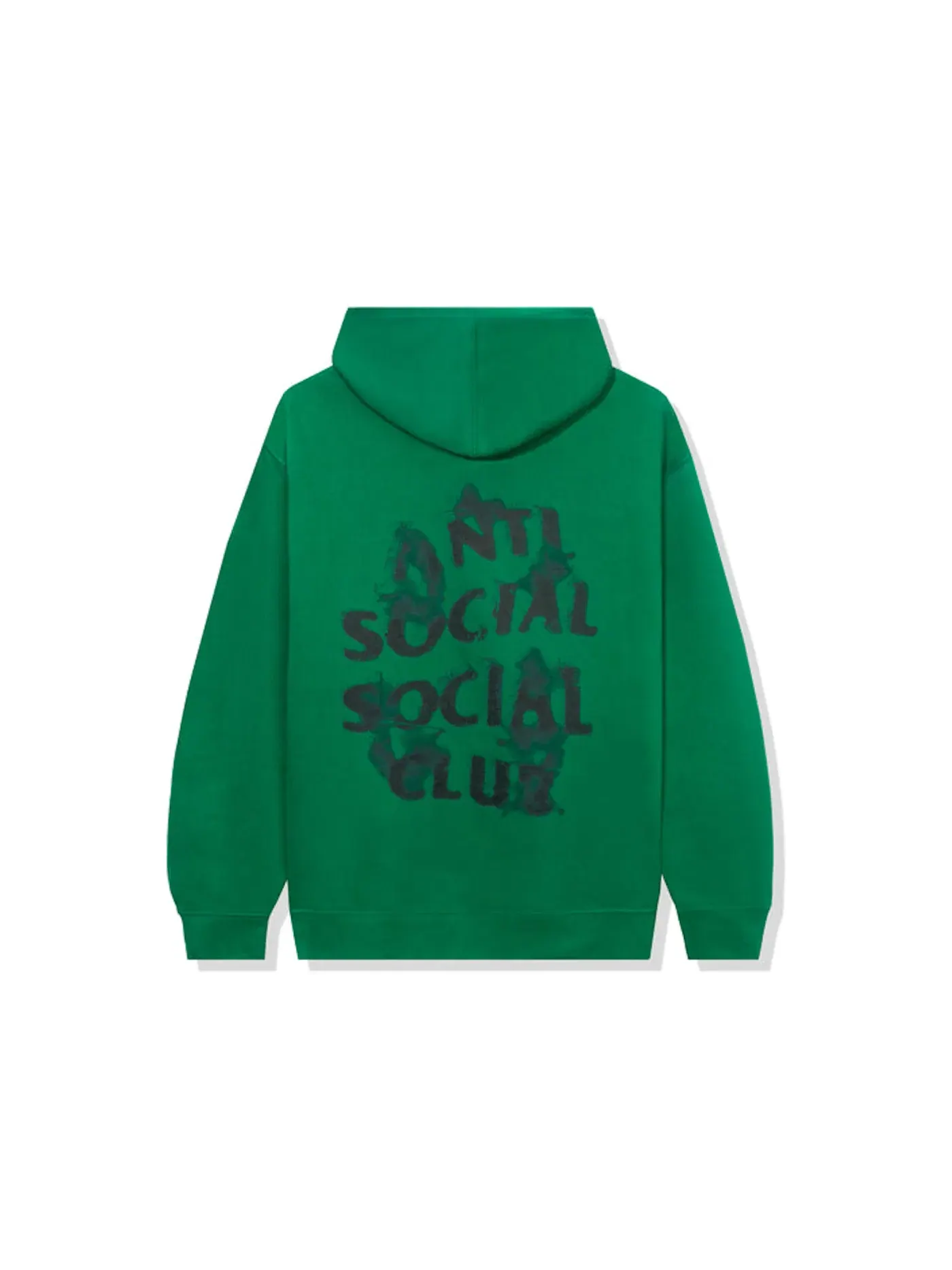 Мужской худи с принтом Anti Social Social Club — изображение 1 из 2, зеленый