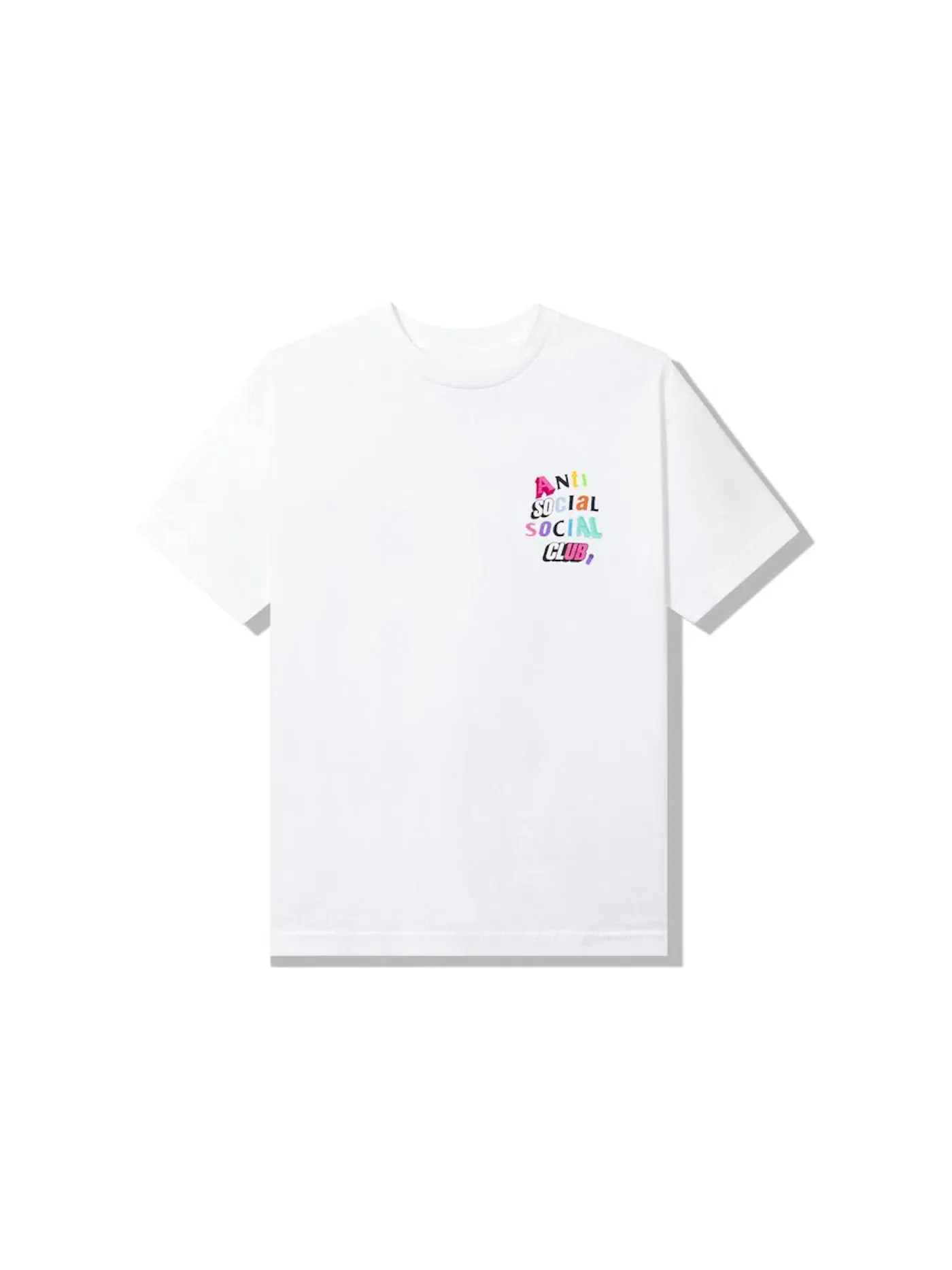 Мужская футболка с принтом The Real Me Tee Anti Social Social Club — изображение 2 из 2, белый
