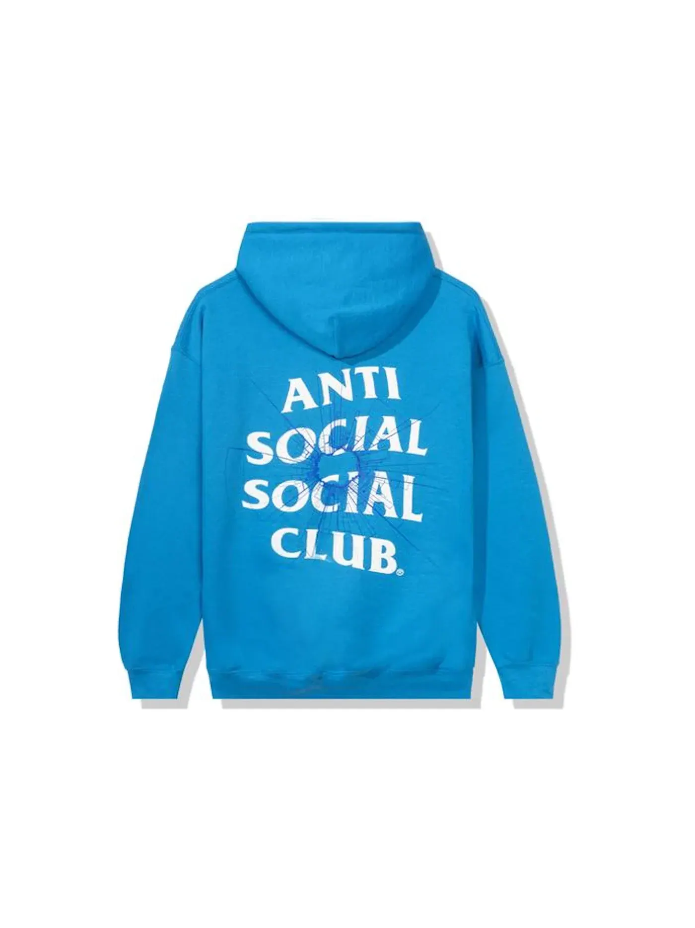 Мужской худи с принтом Anti Social Social Club Theories — изображение 1 из 2, серебристый