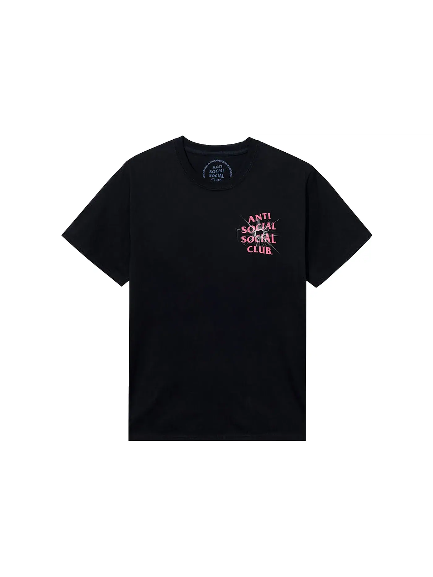 Мужская футболка с принтом Theories Tee (FW23) Anti Social Social Club — изображение 2 из 2, черный
