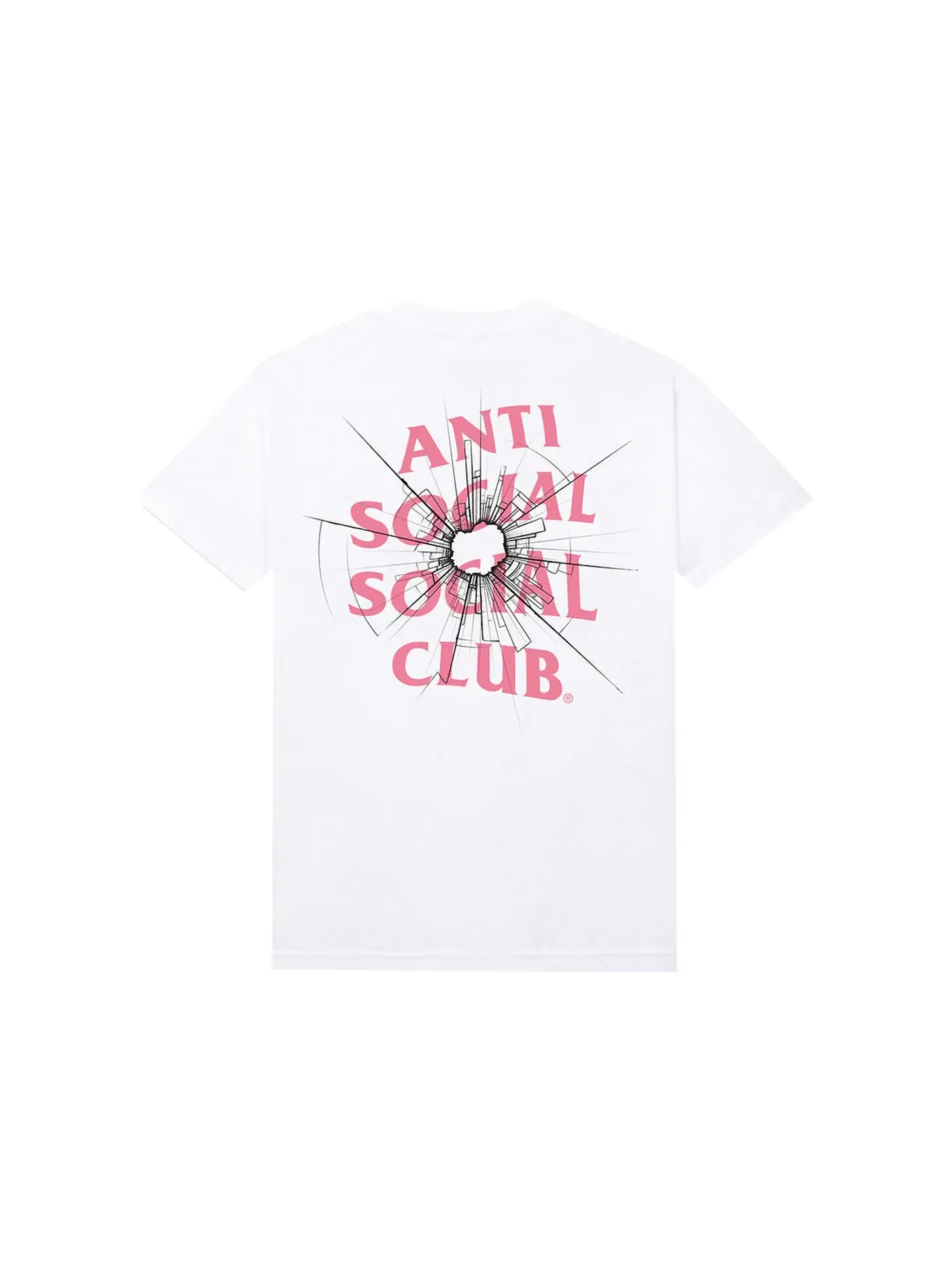 Мужская футболка с принтом Anti Social Social Club Tee (FW23) — изображение 1 из 2, белый
