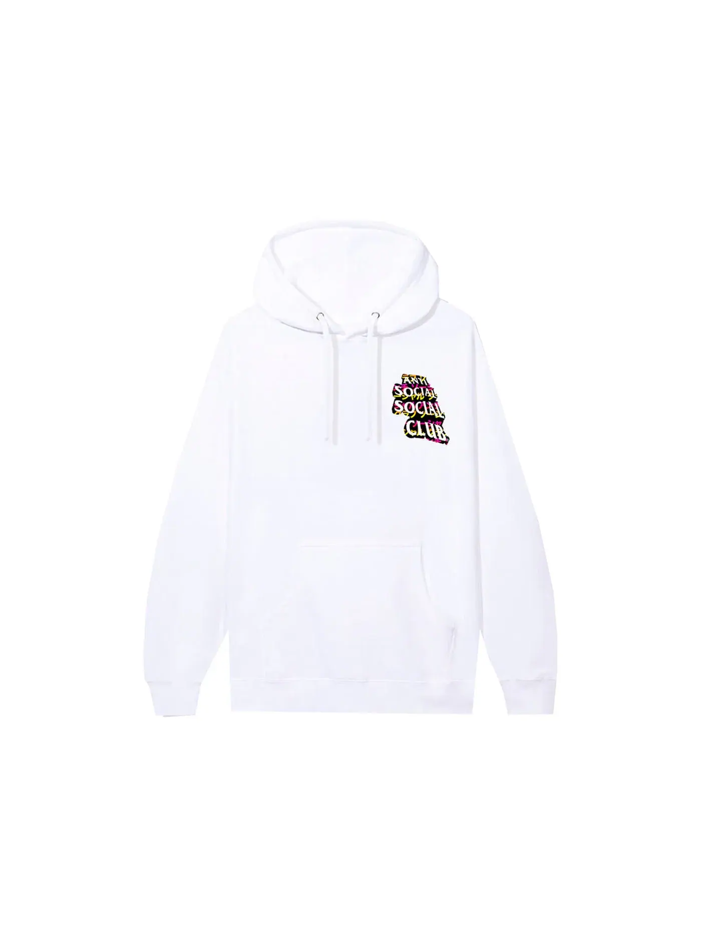 Мужская футболка с принтом Anti Social Social Club Tee (FW23) — изображение 2 из 2, белый
