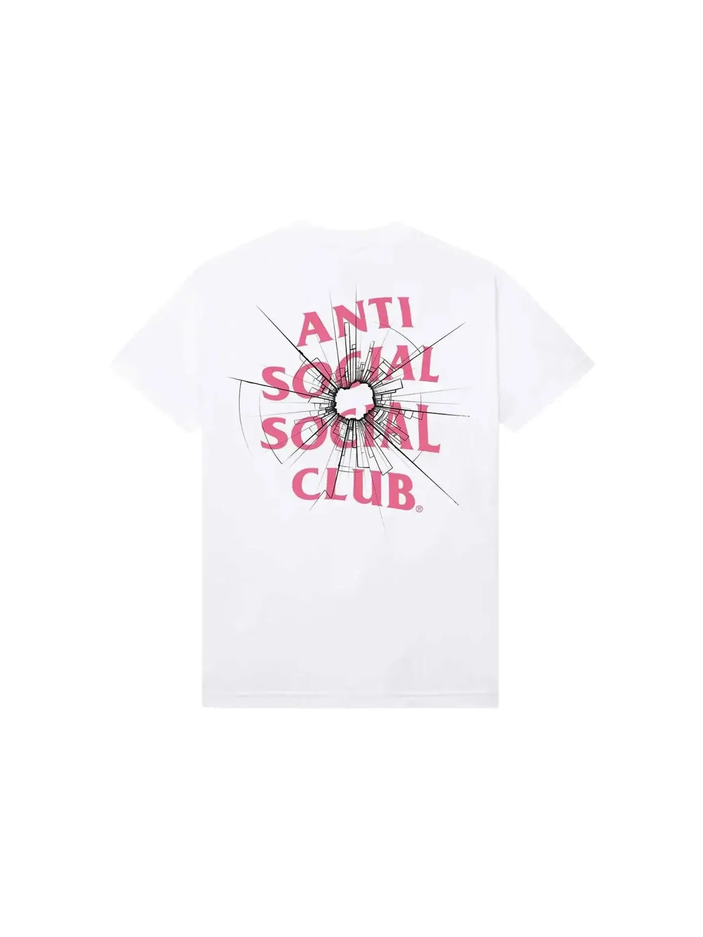 Мужская футболка с принтом Anti Social Social Club Tee — изображение 1 из 2, белый