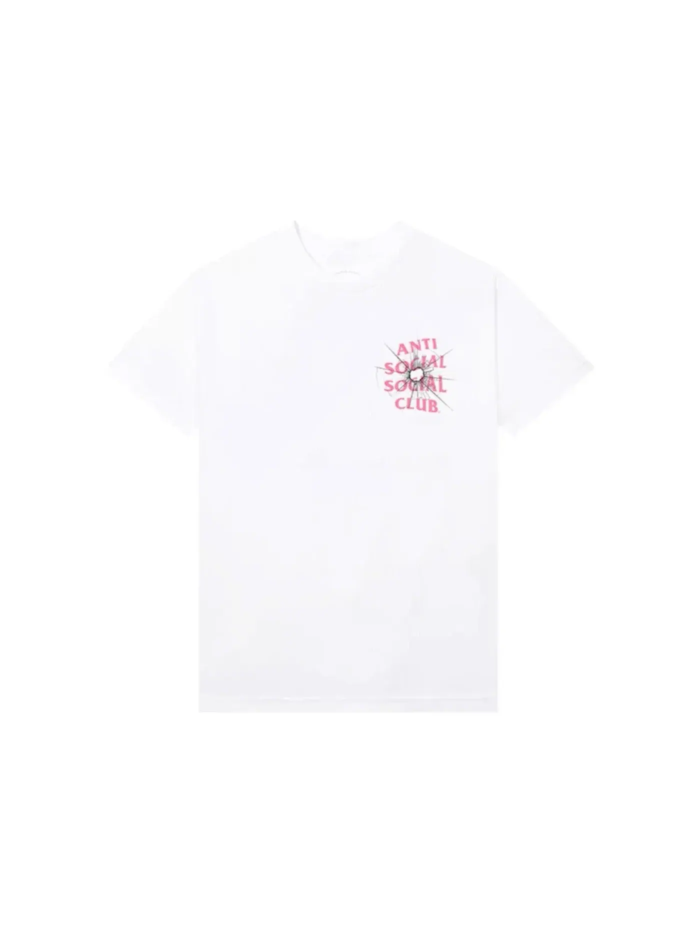 Мужская футболка с принтом Anti Social Social Club Tee — изображение 2 из 2, белый