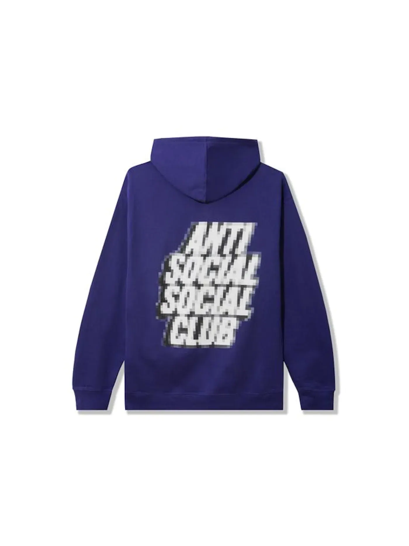 Мужская худи с принтом Anti Social Social Club — изображение 1 из 2, фиолетовый