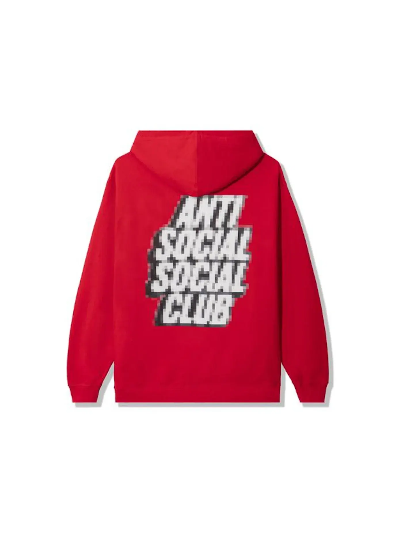 Мужской худи с принтом Anti Social Social Club Hoodie — изображение 1 из 2, красный