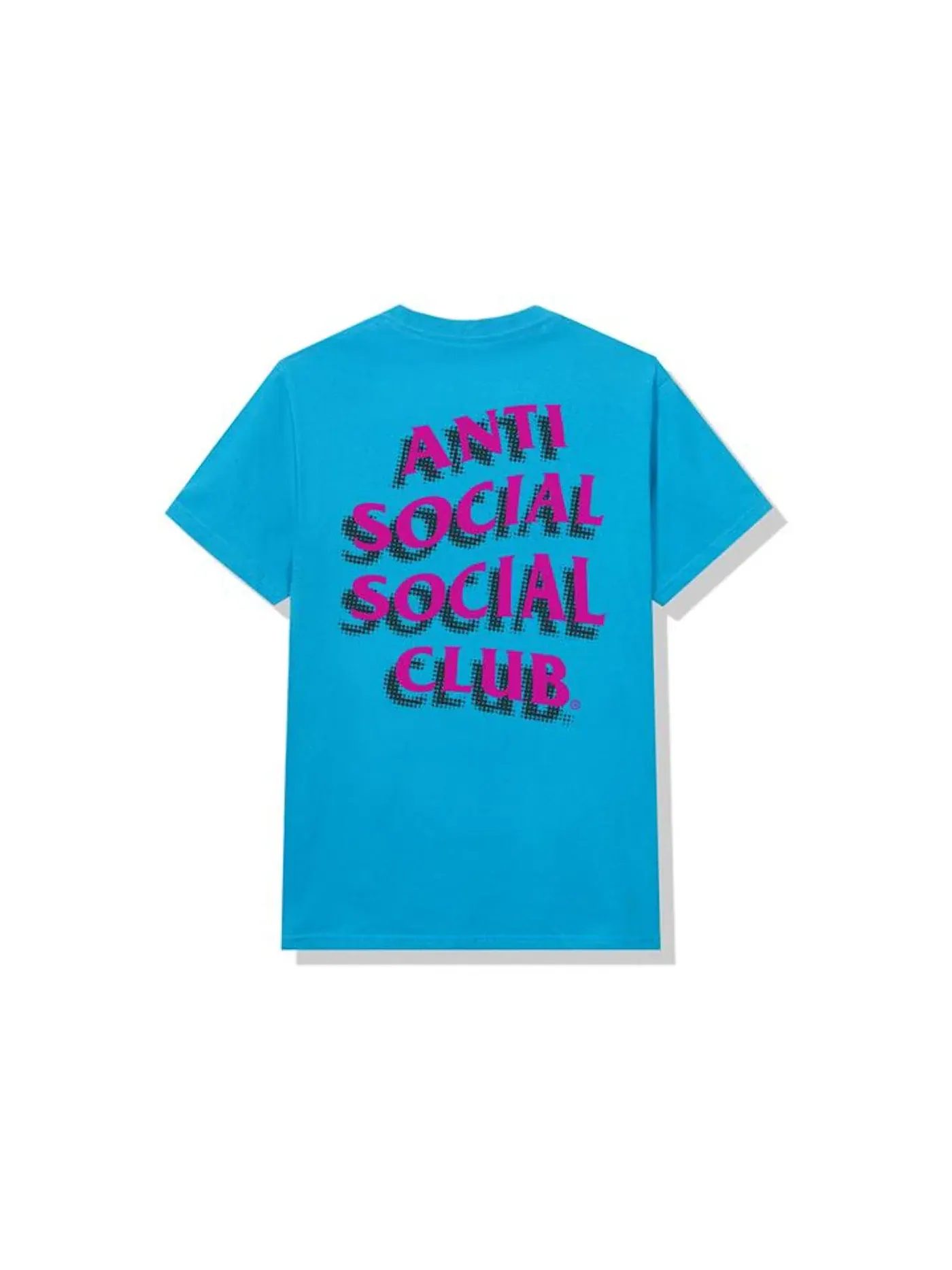 Мужская футболка с принтом Anti Social Social Club — изображение 1 из 2, синий