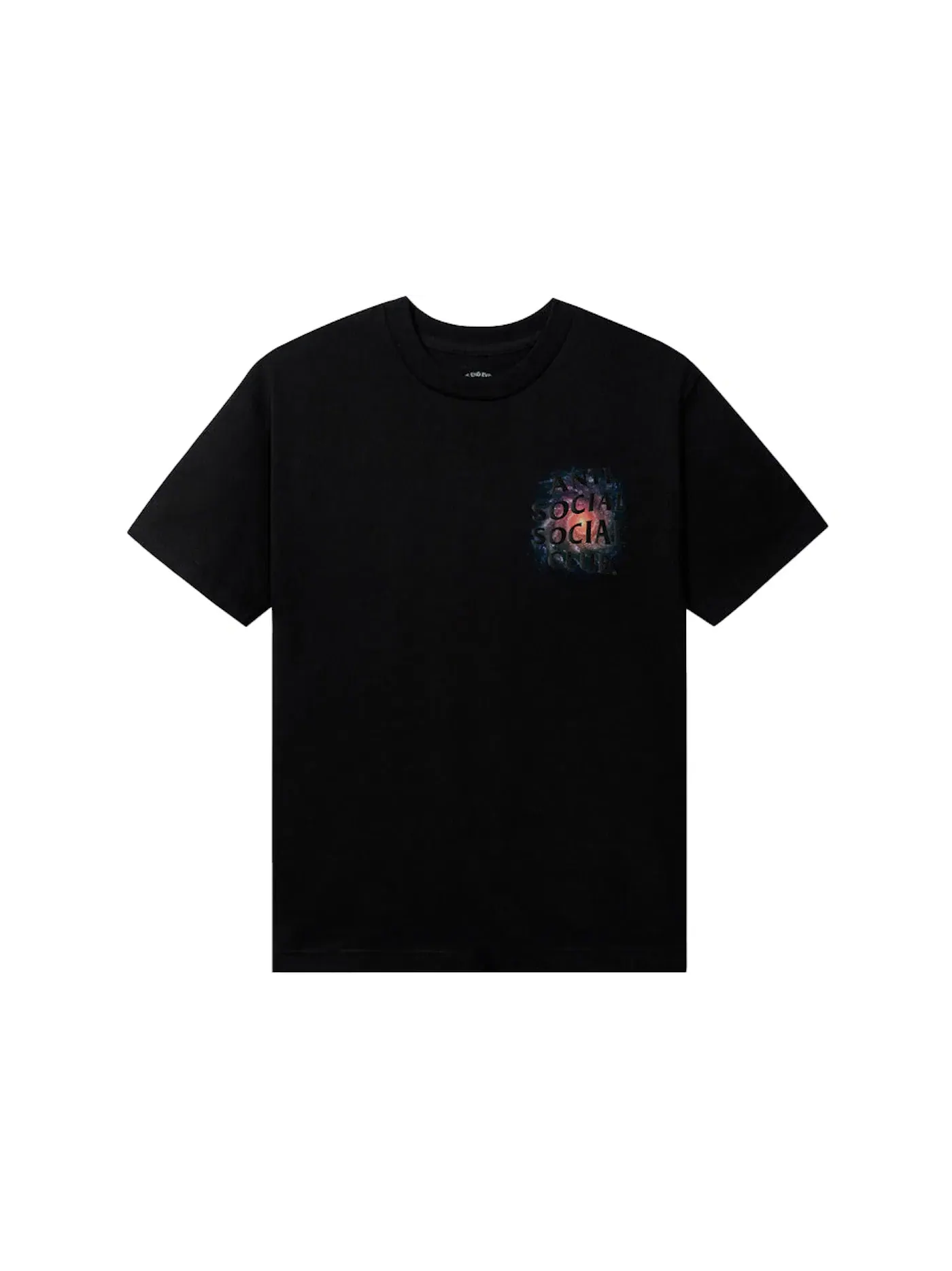 Мужская футболка с принтом Anti Social Social Club Tee — изображение 2 из 2, черный