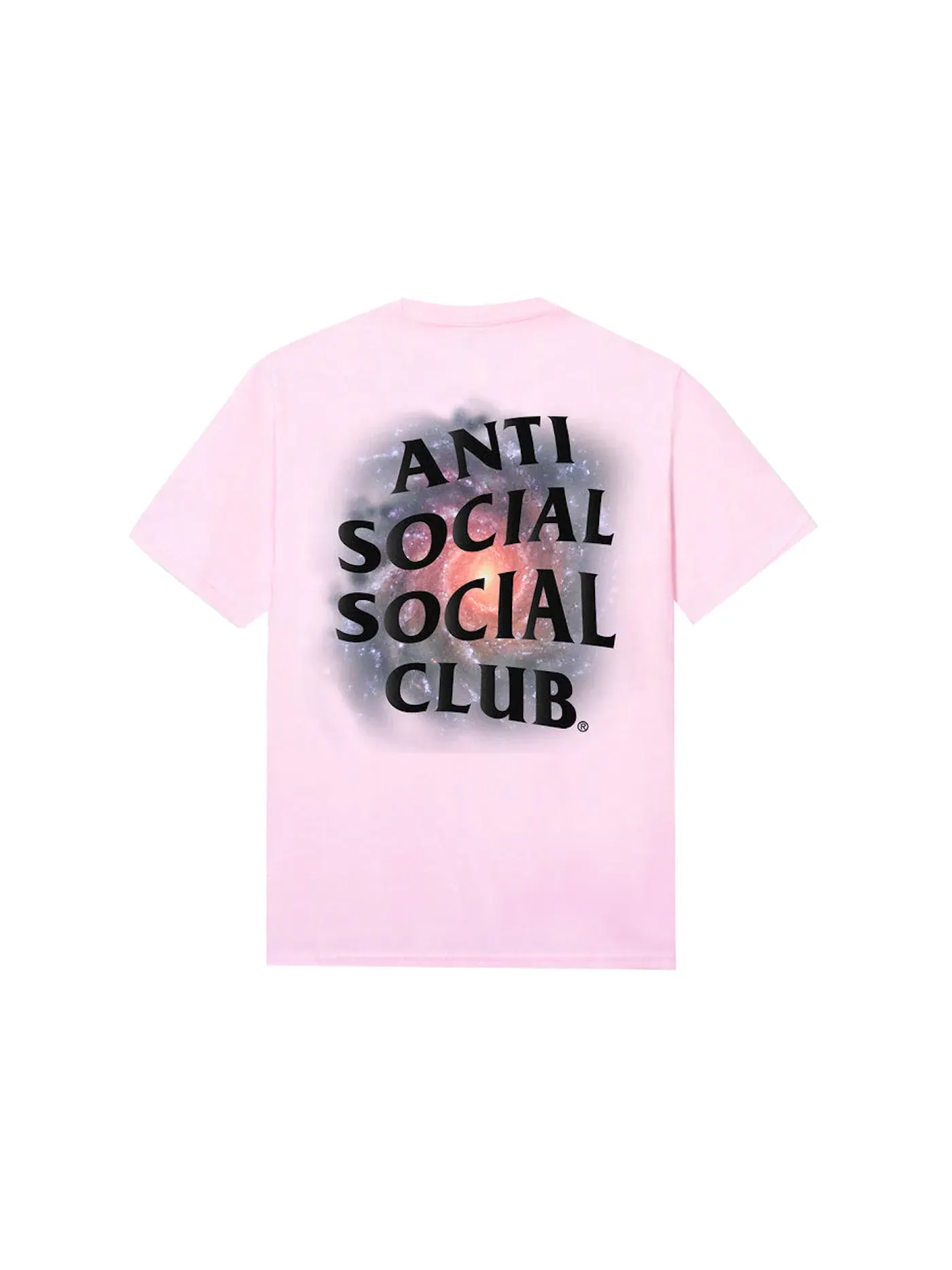 Мужская футболка с принтом Anti Social Social Club Tee — изображение 1 из 2, розовый