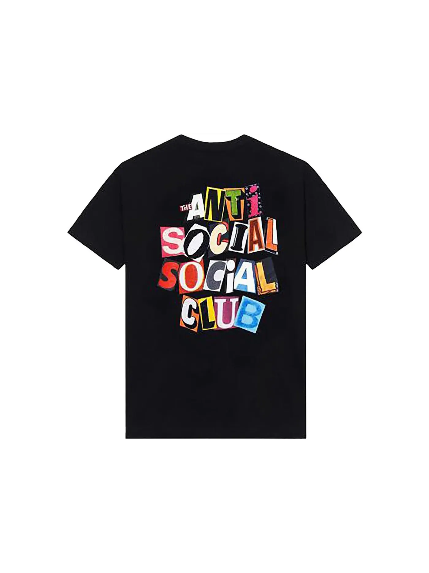 Мужская футболка с принтом Torn Pages Of Our Story Anti Social Social Club — изображение 1 из 2, черный
