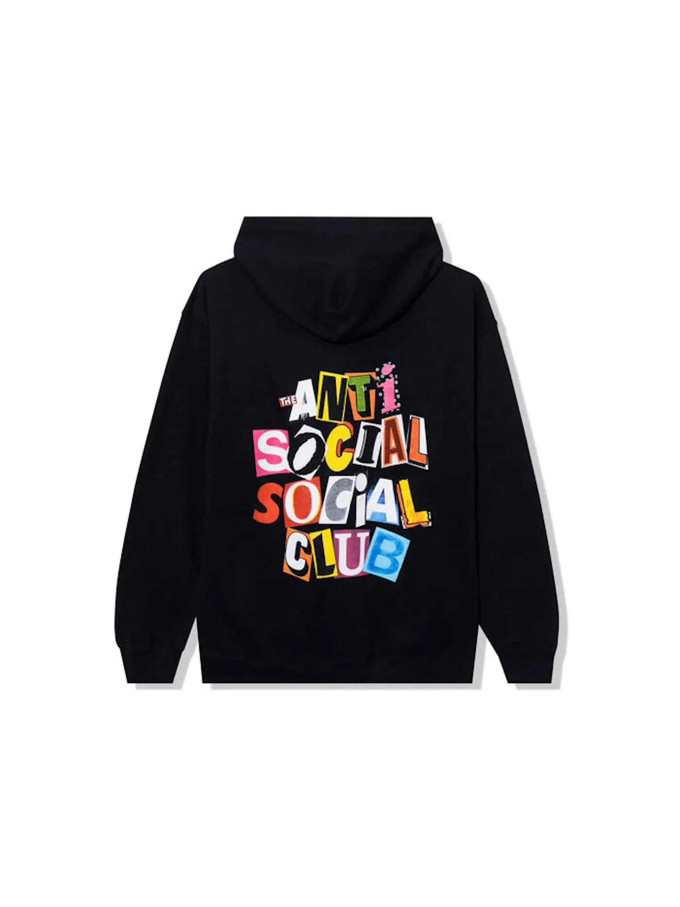 Мужская худи на молнии Torn Pages Of Our Story Anti Social Social Club — изображение 1 из 2, черный