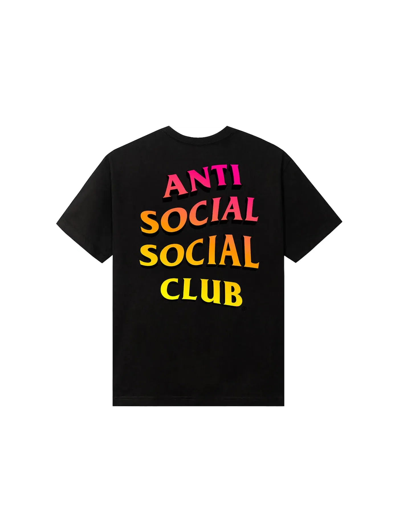 Мужская футболка с принтом Tee Anti Social Social Club — изображение 2 из 2, черный